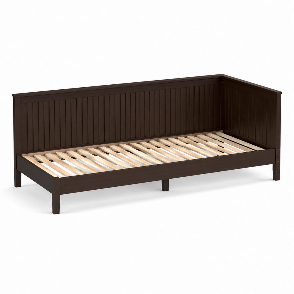 Diván de Madera Marrón 200x90 cm