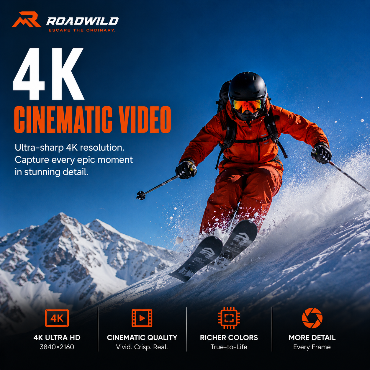 ROADWILD TRAILCAPTURE Adventure Action Camera - View 18