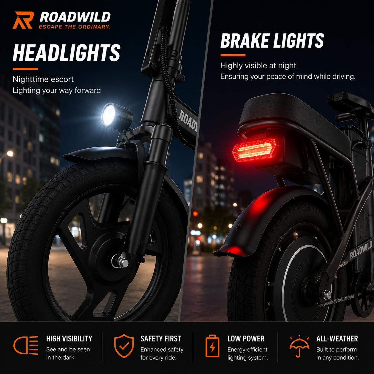 ROADWILD COASTRUNNER Y Electric Bike - Top View