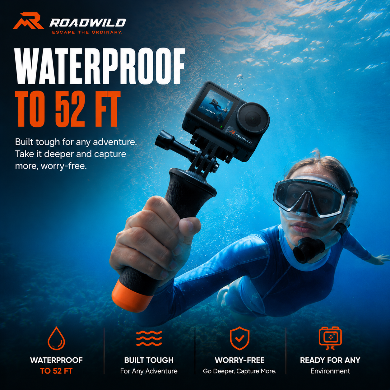 ROADWILD TRAILCAPTURE Adventure Action Camera - View 17