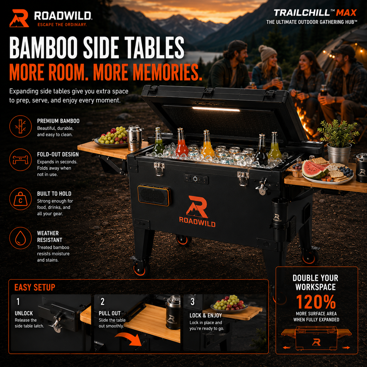 ROADWILD TRAILCHILL MAX - Specifications
