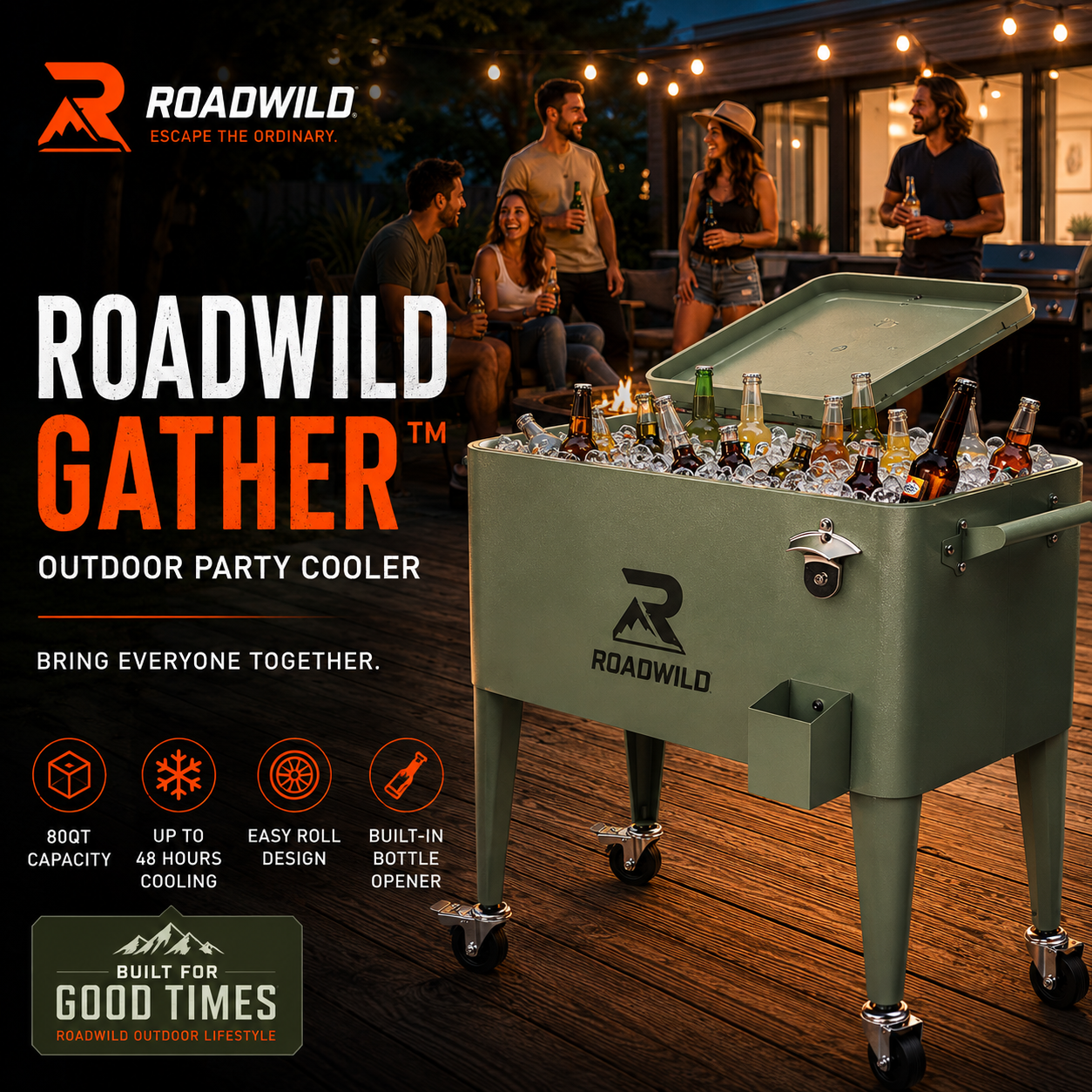 ROADWILD GATHER Outdoor Party Cooler - Main View