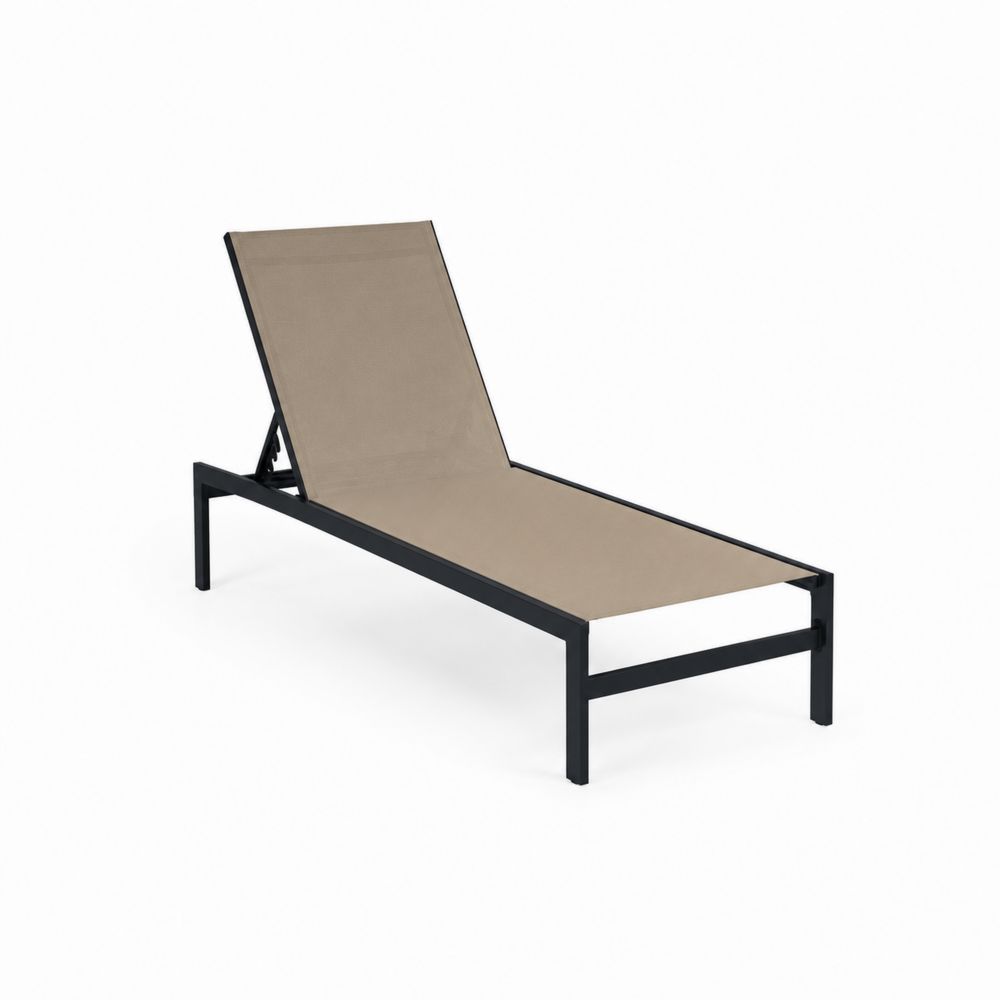 Tumbona Exterior Metal y Textilene Ajustable Beige-Bellacortix