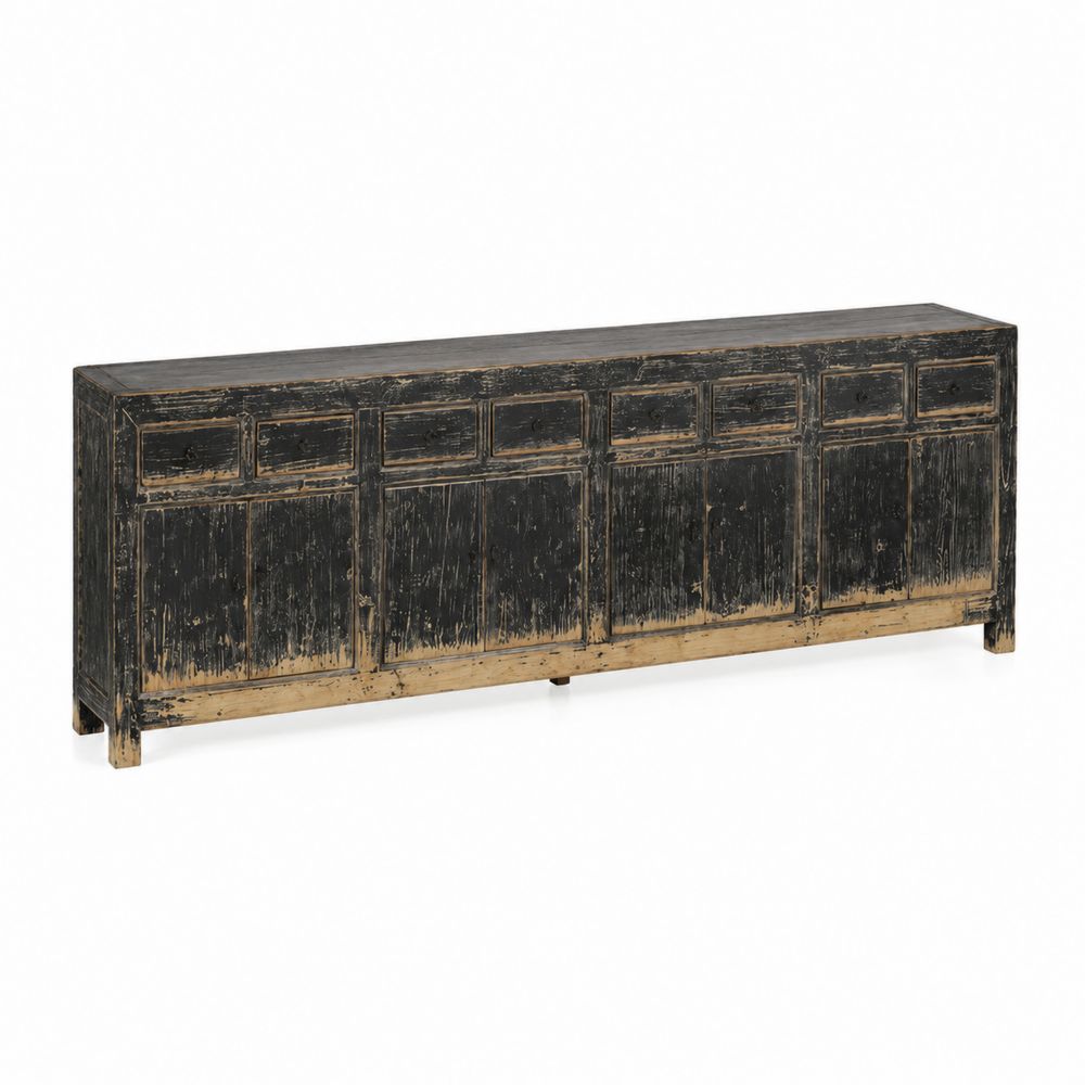Aparador de Madera de Abeto con Acabado Desgastado-Bellacortix