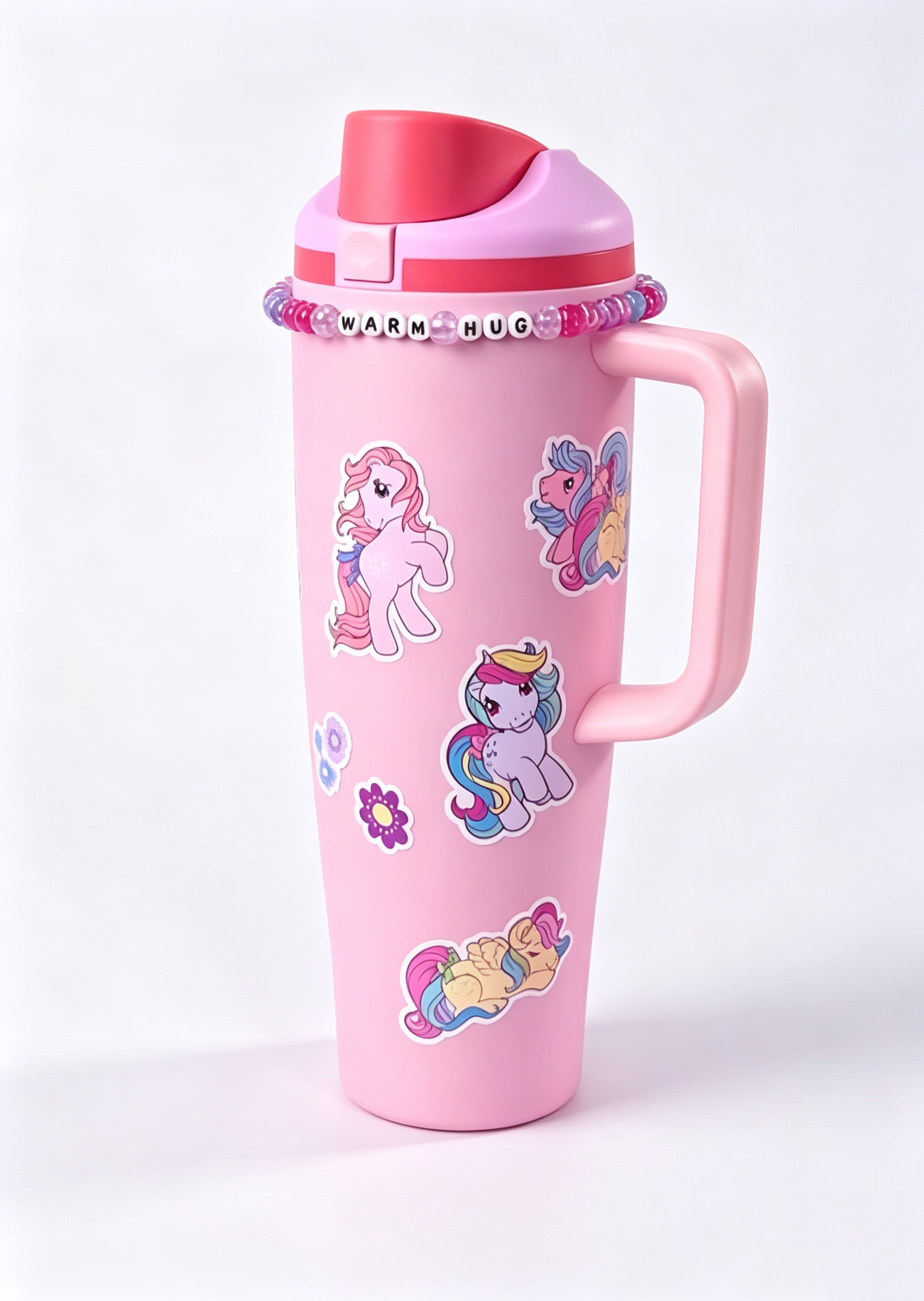 My Little Pony 40oz Tumbler With Handle, Insulated Cup, Vacuum Insulated Water Bottle