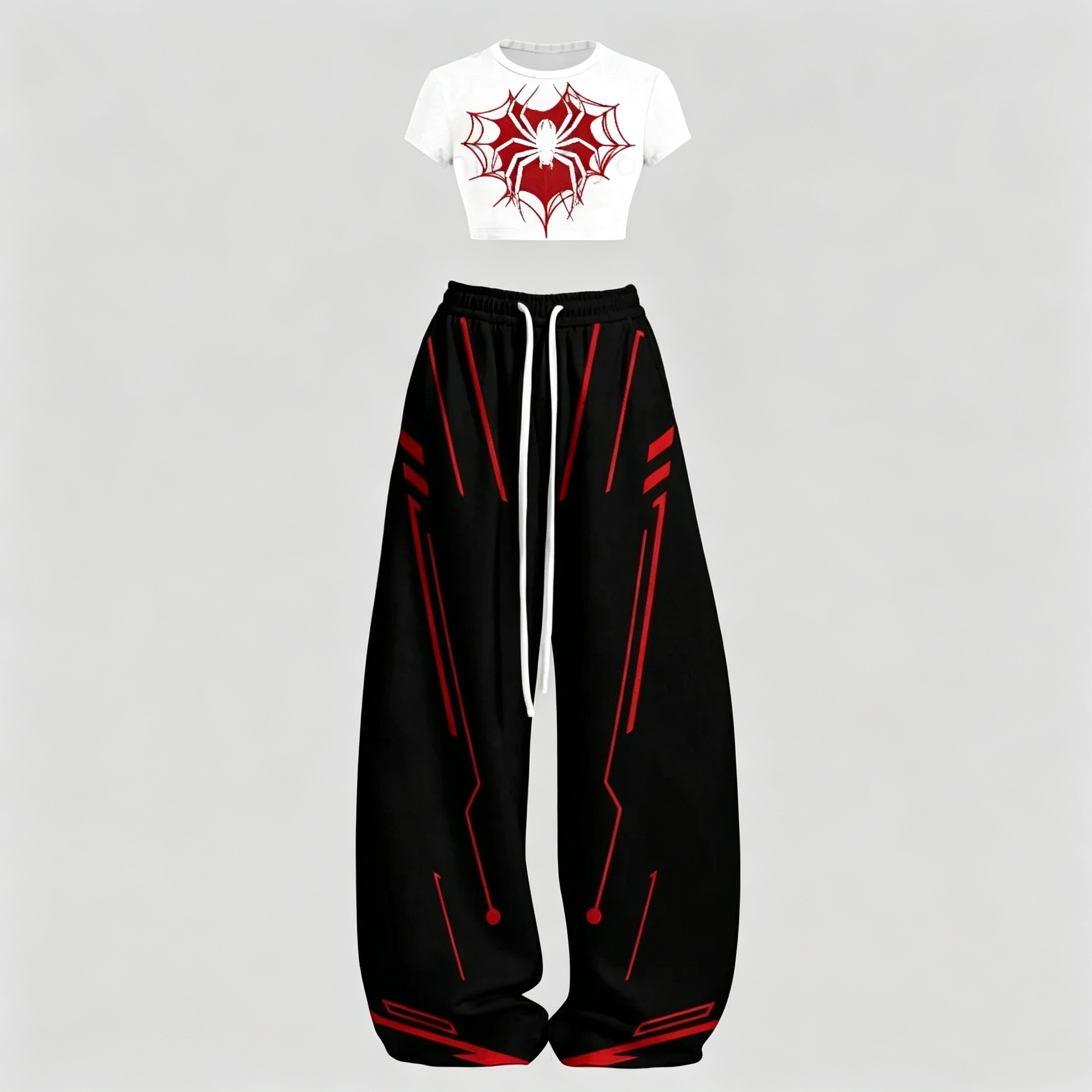 SPIDER-MAN Cami Top And Drawstring Elastic-waist Pants Set For Women