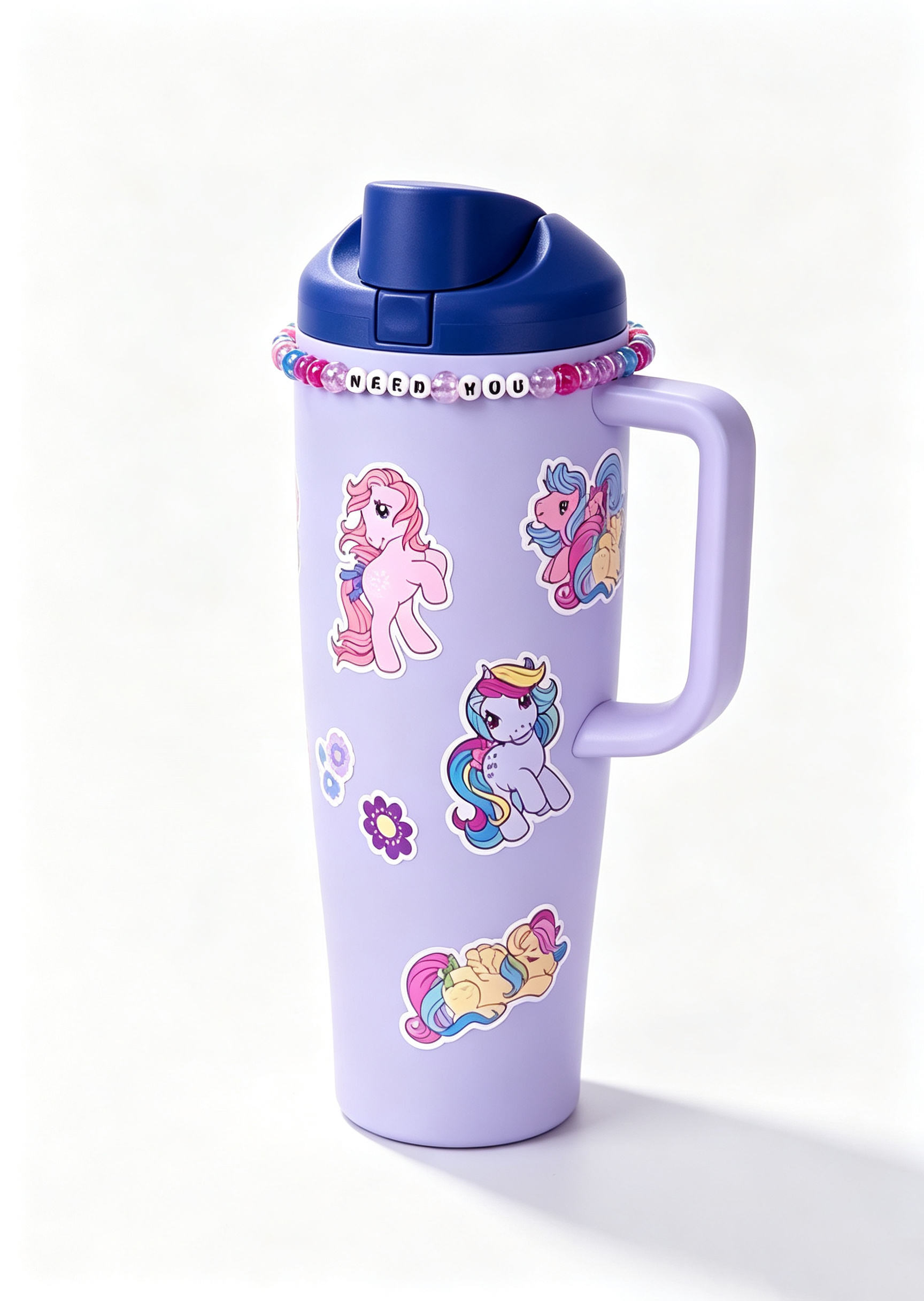 My Little Pony 40oz Tumbler With Handle, Insulated Cup, Vacuum Insulated Water Bottle