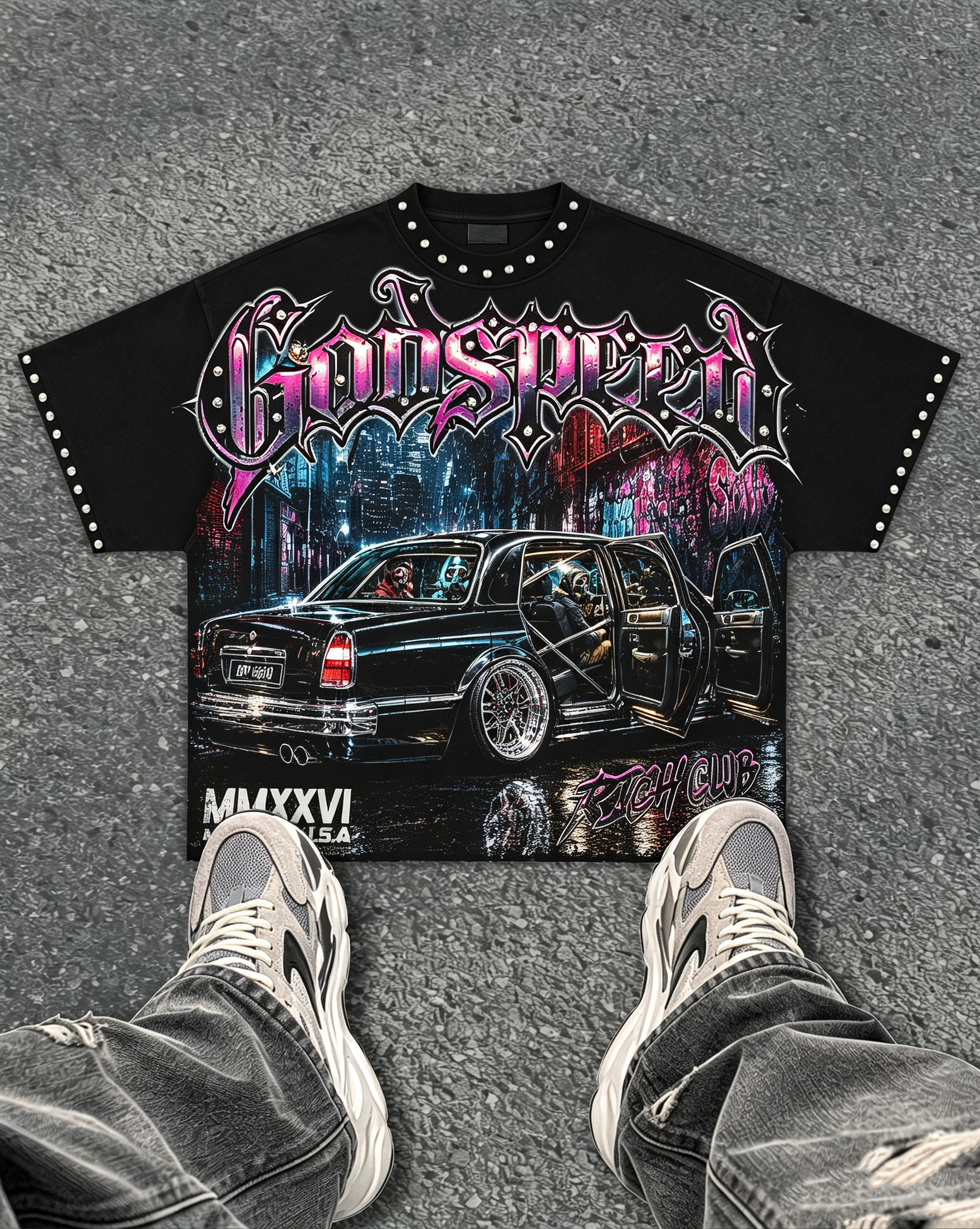Godspeed Classic 100%Cotton Tee T-Shirt Unisex