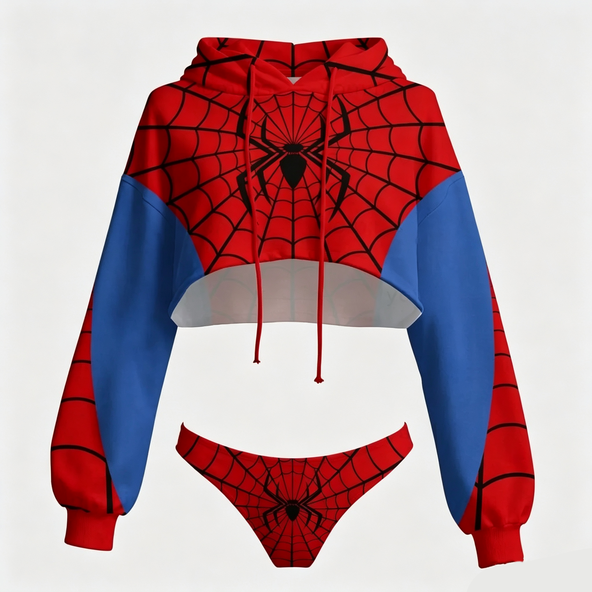 SPIDER-MAN Cami Top And Drawstring Elastic-waist Pants Set For Women