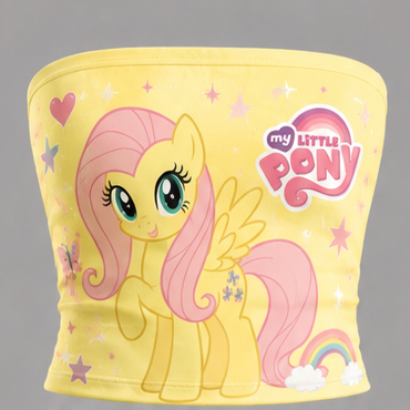My Little Pony Tight Casual Camisole Tops & Elasticated Trousers Two-Piece Set For Women