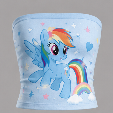 My Little Pony Tight Casual Camisole Tops & Elasticated Trousers Two-Piece Set For Women