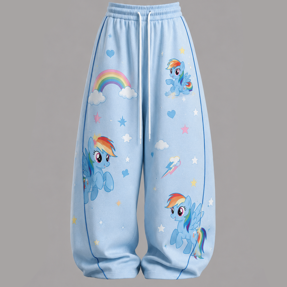 My Little Pony Tight Casual Camisole Tops & Elasticated Trousers Two-Piece Set For Women