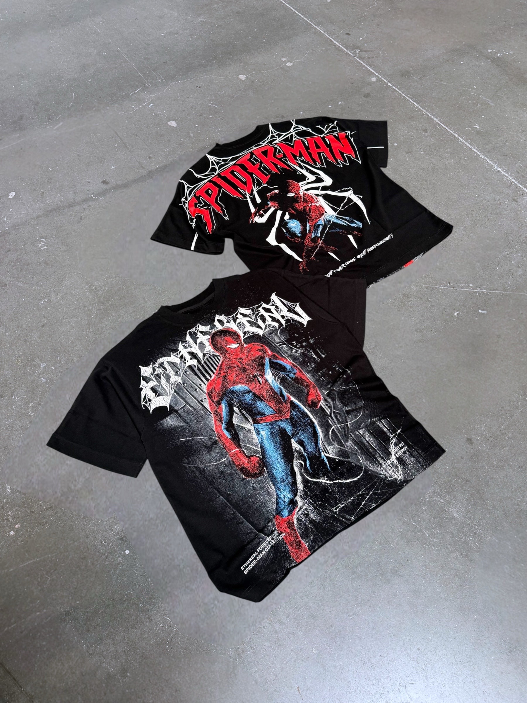 Godspeed × Spiderman Classic 100%Cotton Tee T-Shirt Unisex