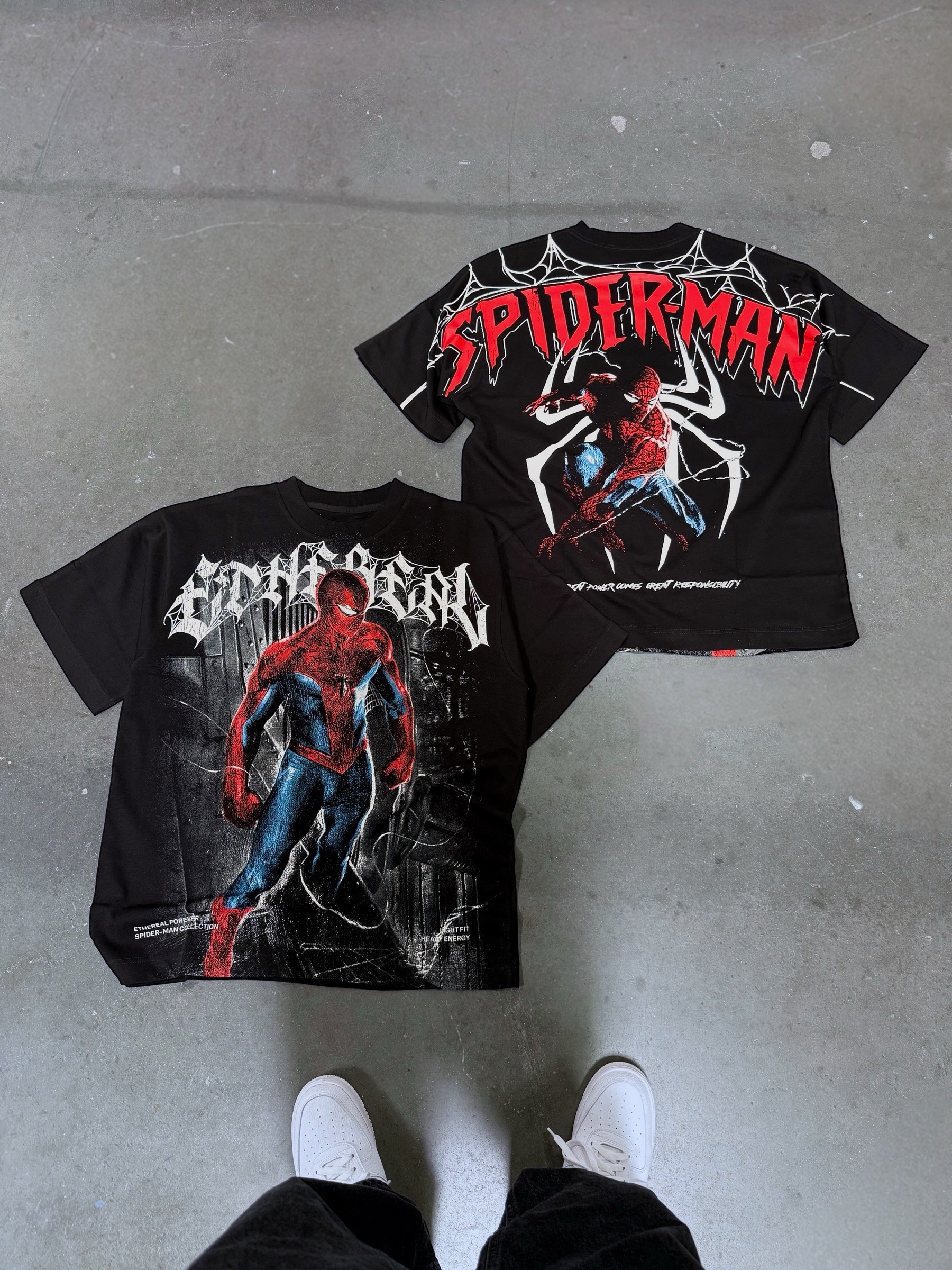 Godspeed × Spiderman Classic 100%Cotton Tee T-Shirt Unisex