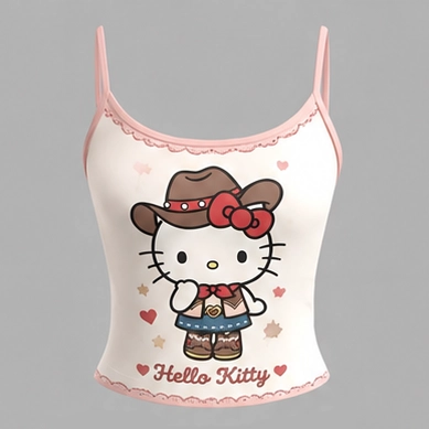 Cami Top And Drawstring Elastic-waist Pants Set For Women
