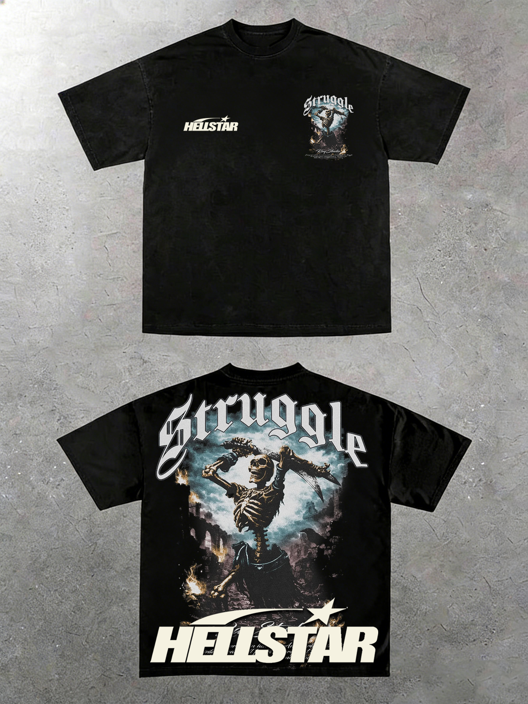 Hellstar Classic 100%Cotton Tee T-Shirt Unisex