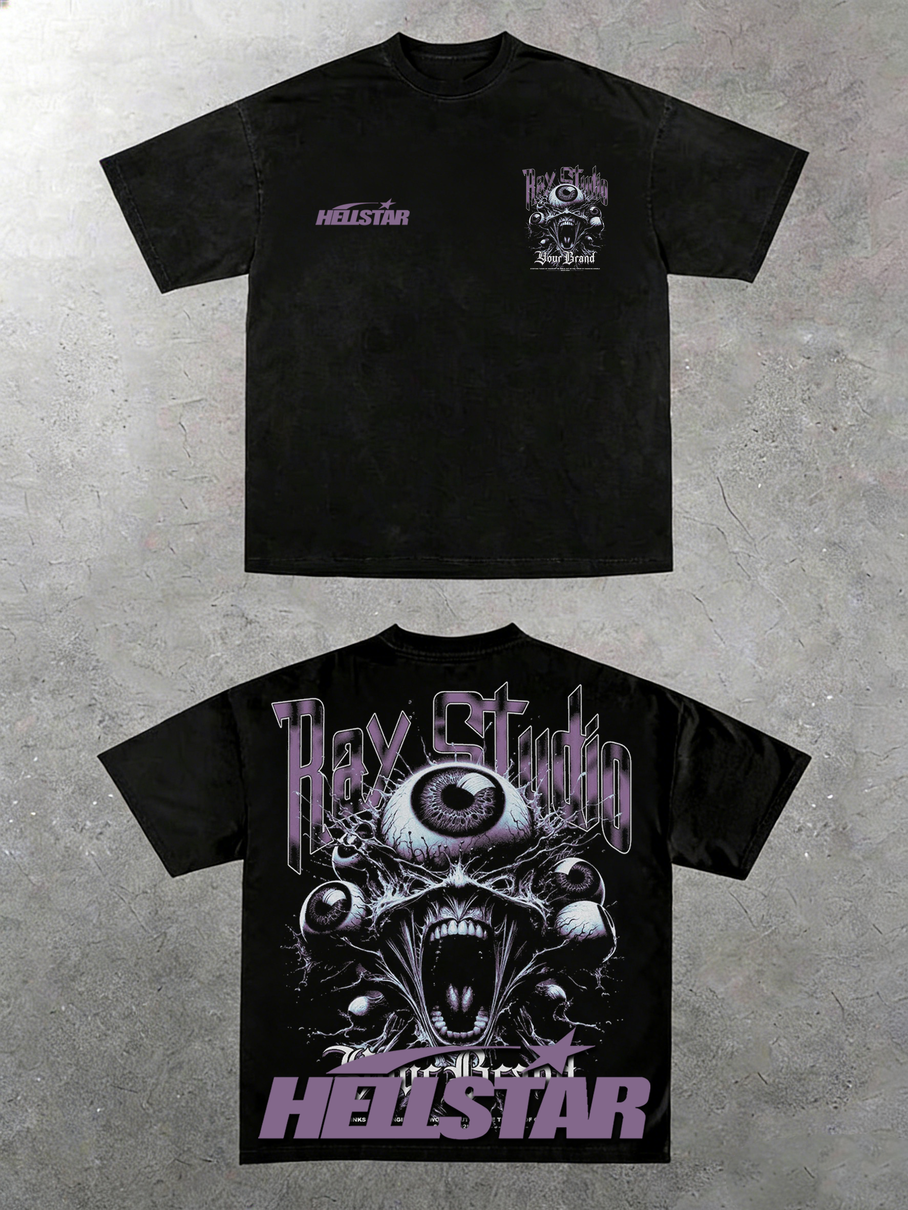 Hellstar Classic 100%Cotton Tee T-Shirt Unisex