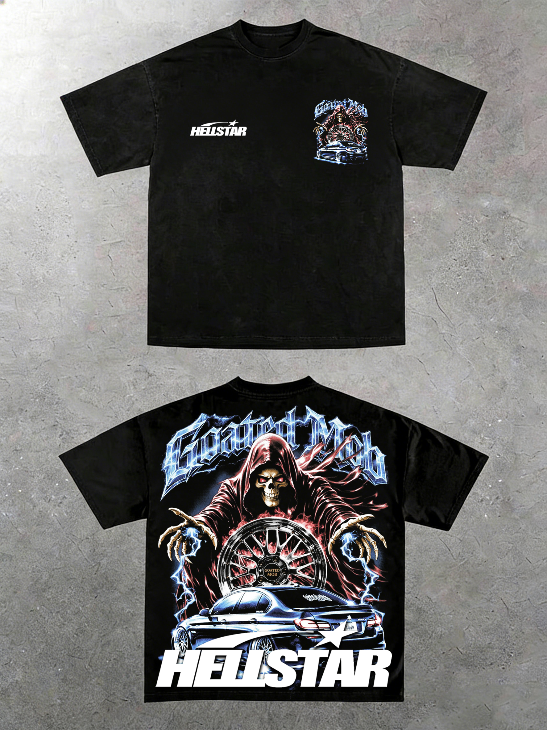 Hellstar Classic 100%Cotton Tee T-Shirt Unisex