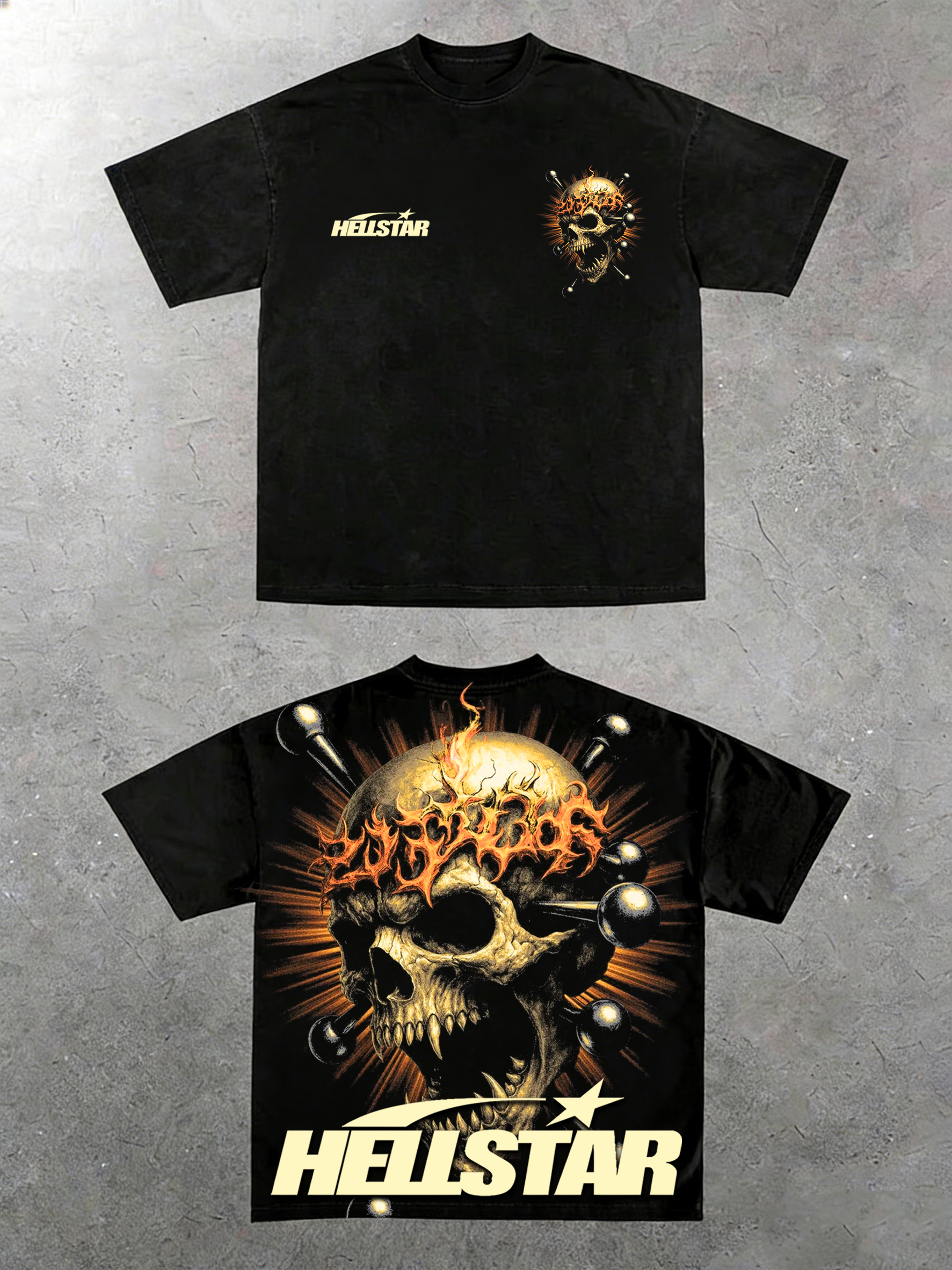 Hellstar Classic 100%Cotton Tee T-Shirt Unisex