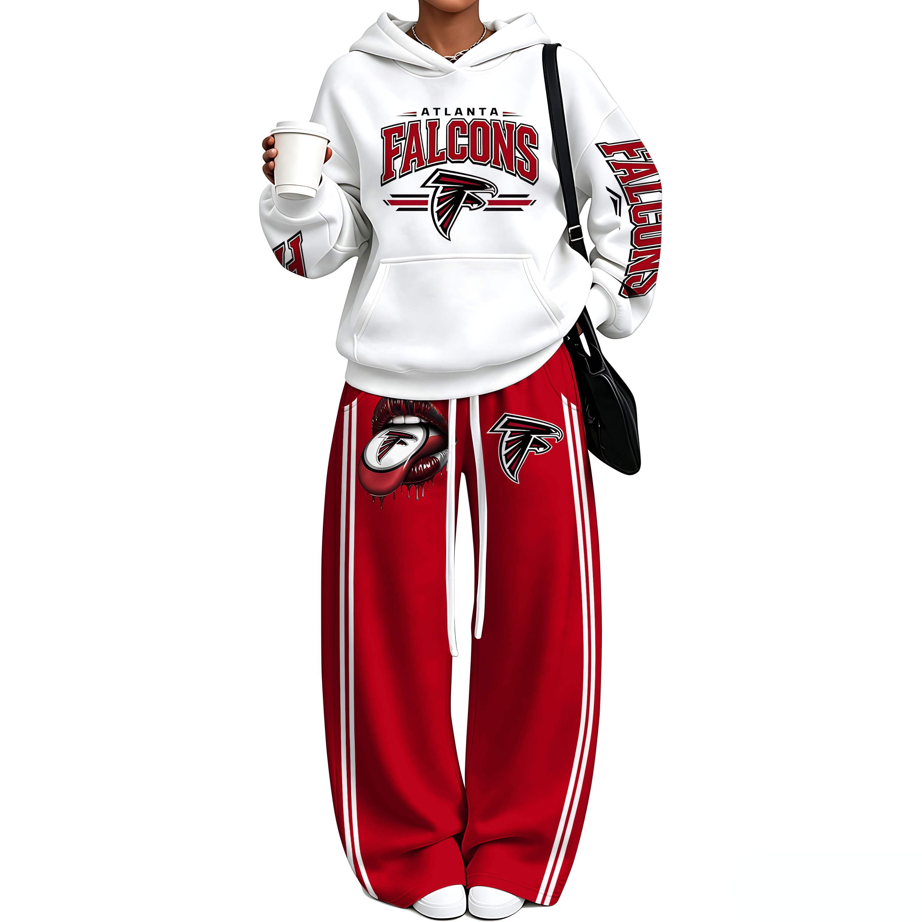 Oversized Hoodie & Wide Leg Sweatpants Two Piece Set