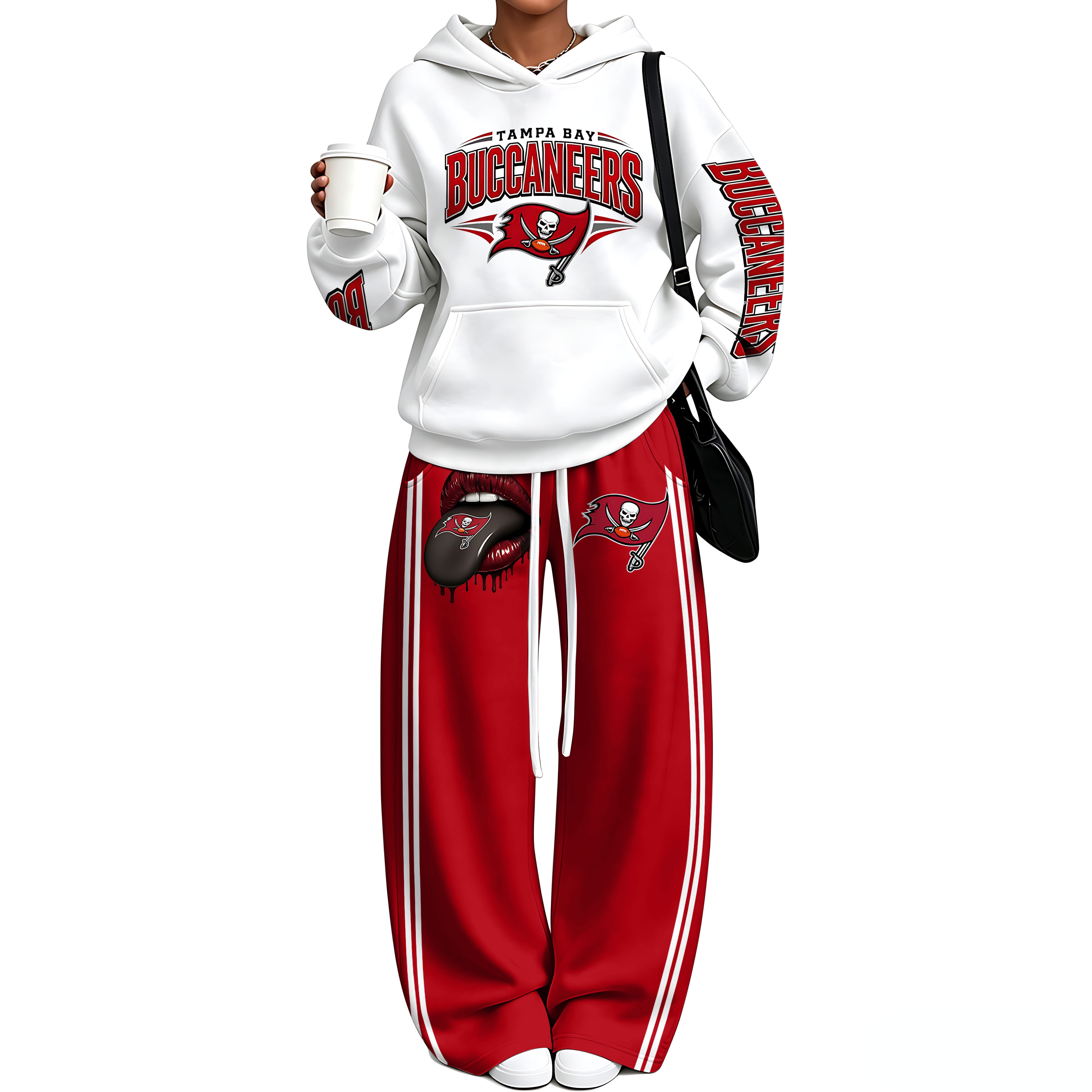 Oversized Hoodie & Wide Leg Sweatpants Two Piece Set