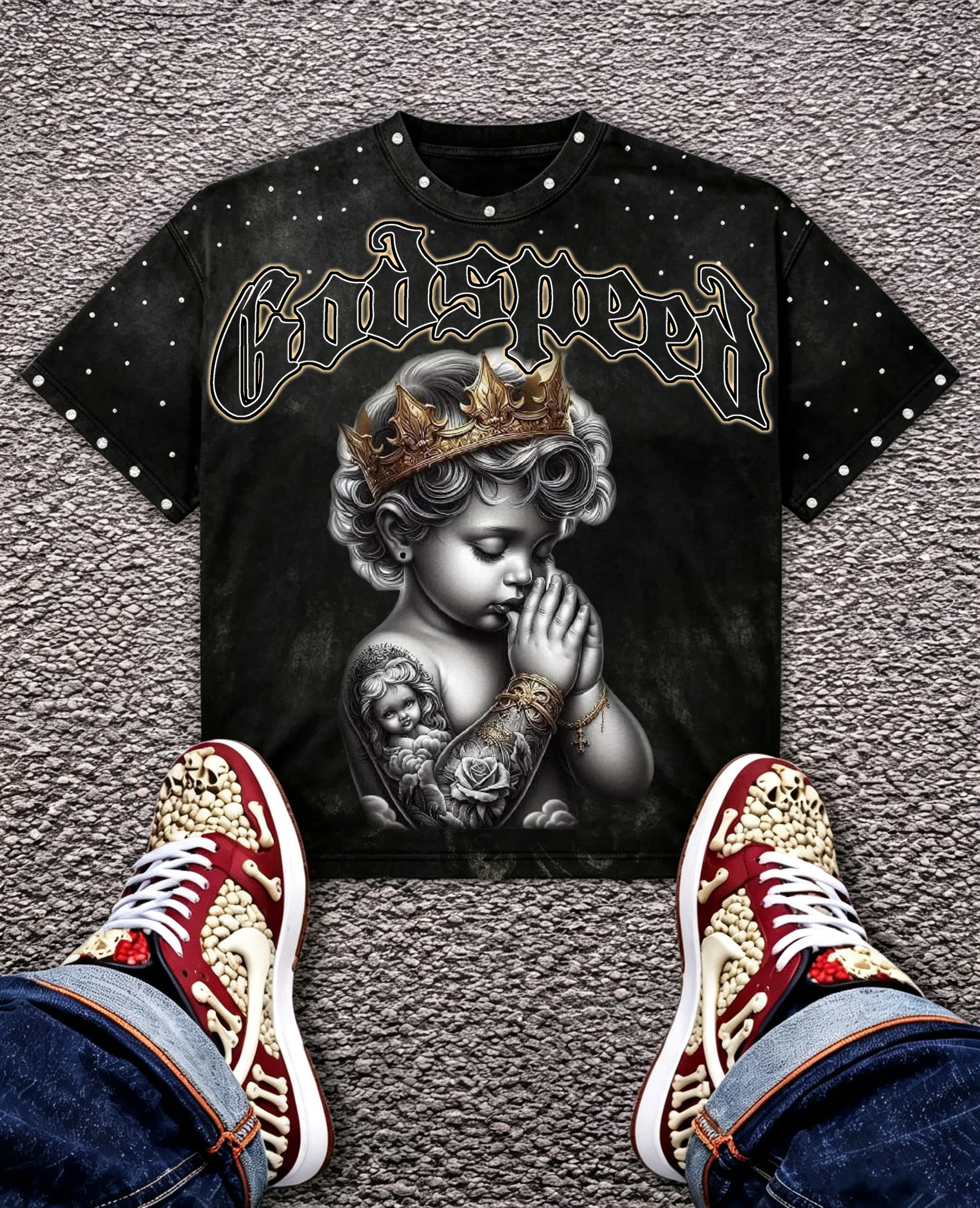 Godspeed Classic 100%Cotton Tee T-Shirt Unisex