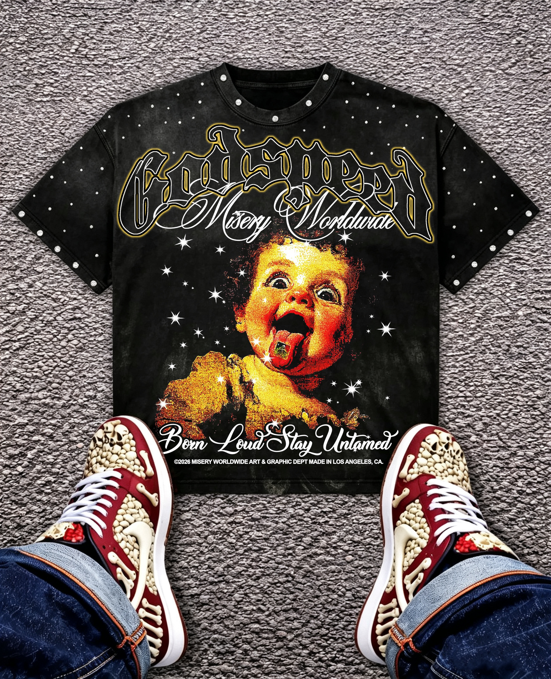 Godspeed Classic 100%Cotton Tee T-Shirt Unisex