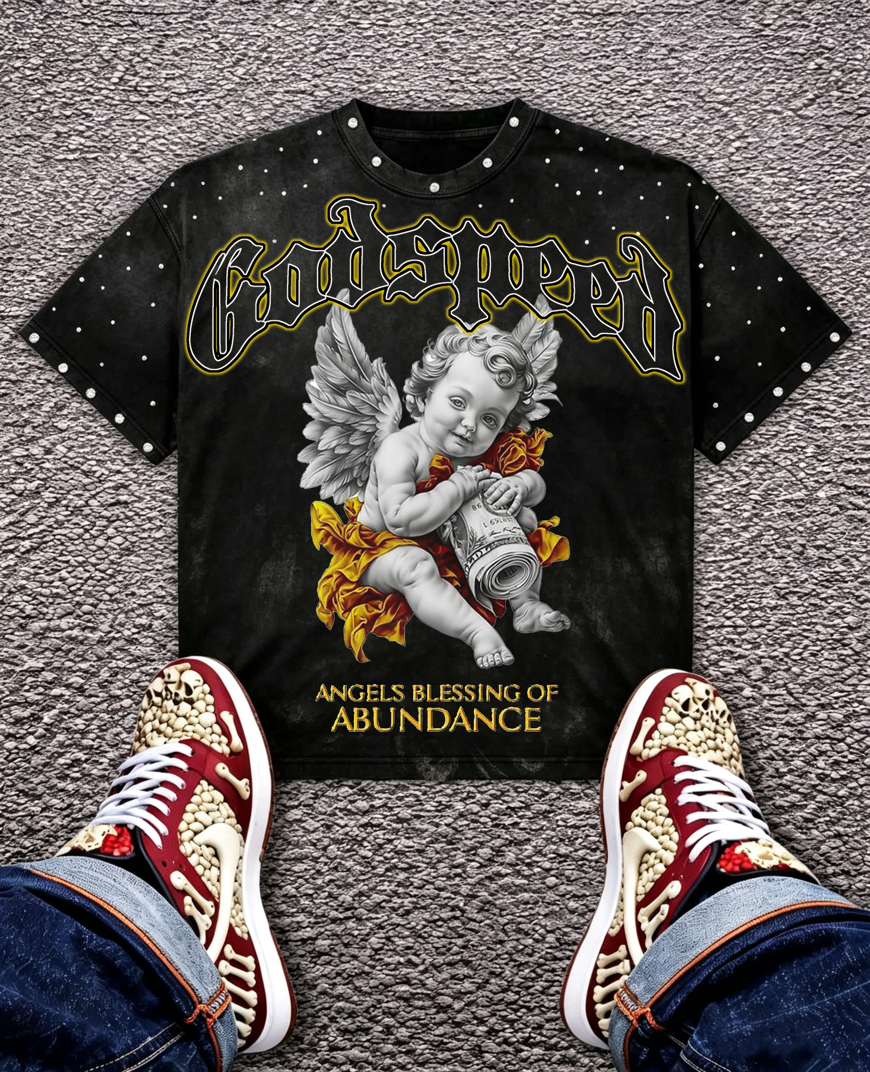 Godspeed Classic 100%Cotton Tee T-Shirt Unisex