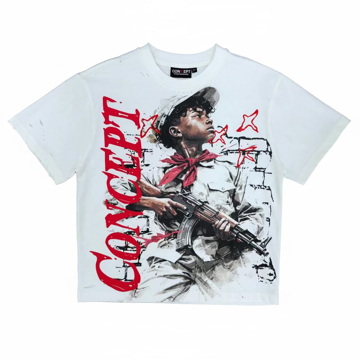 Concept 100%Cotton Tee T-Shirt Unisex