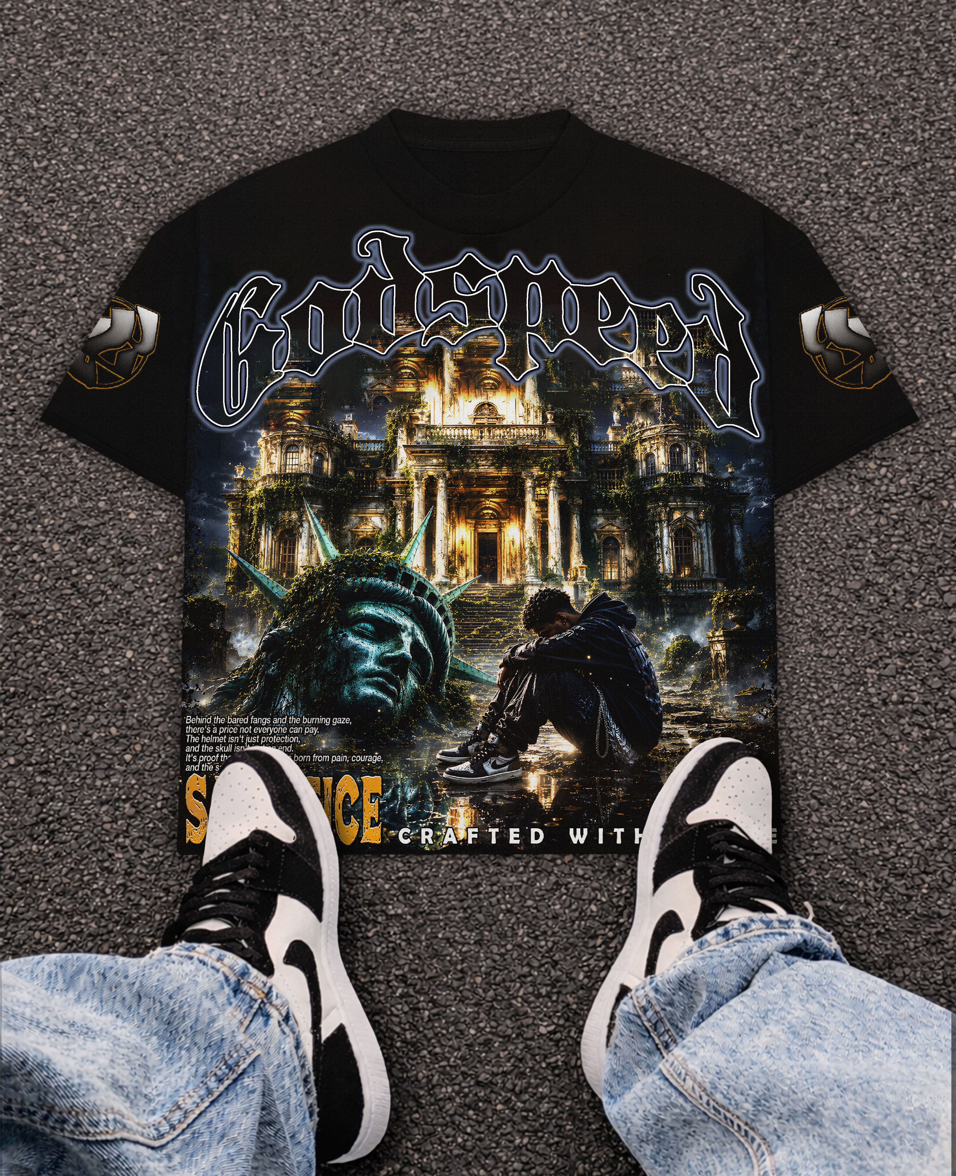 Godspeed Classic 100%Cotton Tee T-Shirt Unisex