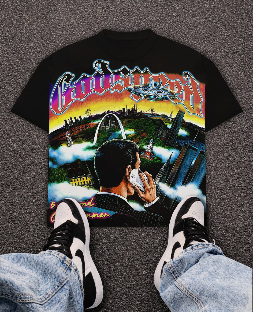 Godspeed Classic 100%Cotton Tee T-Shirt Unisex