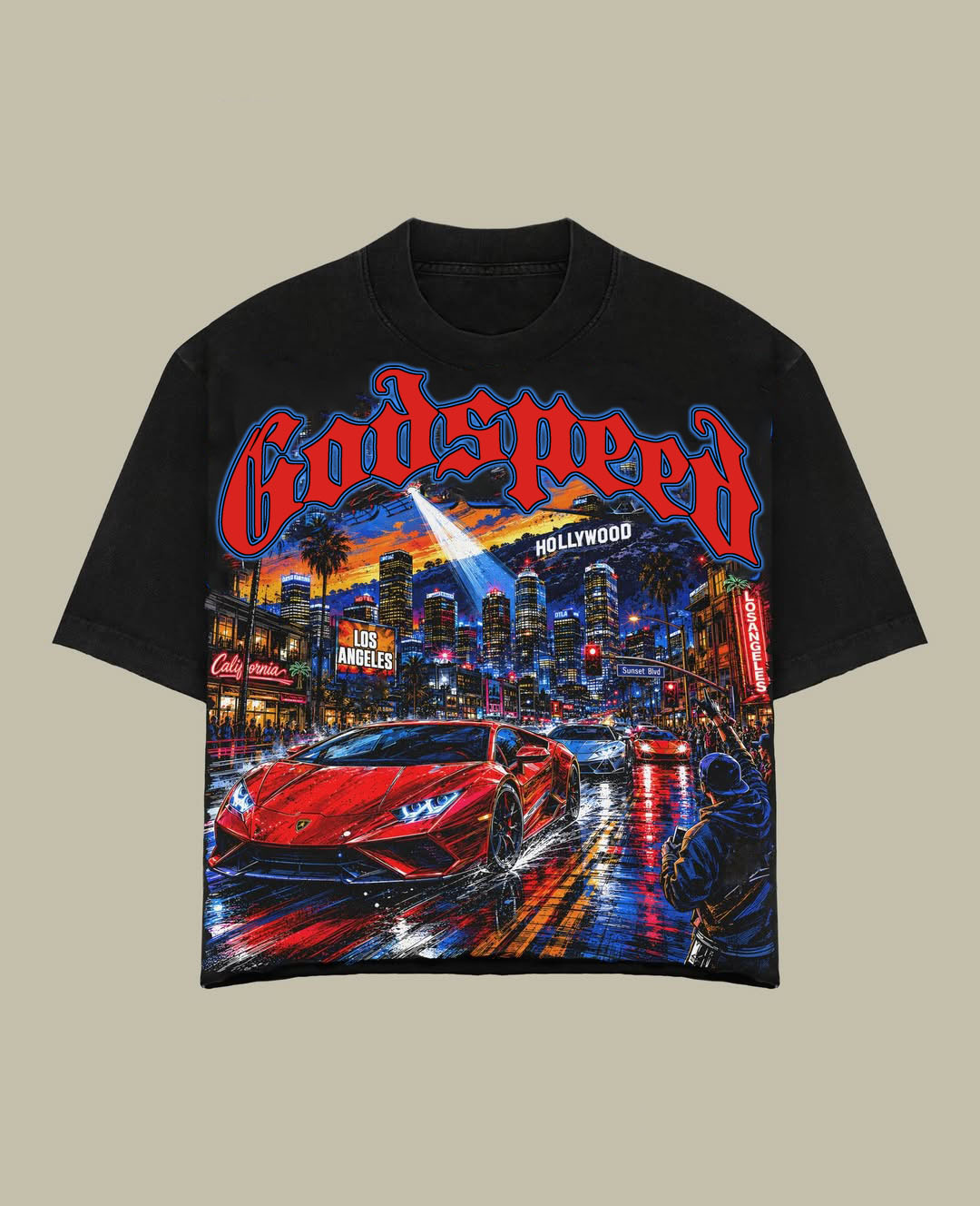 Godspeed Classic 100%Cotton Tee T-Shirt Unisex
