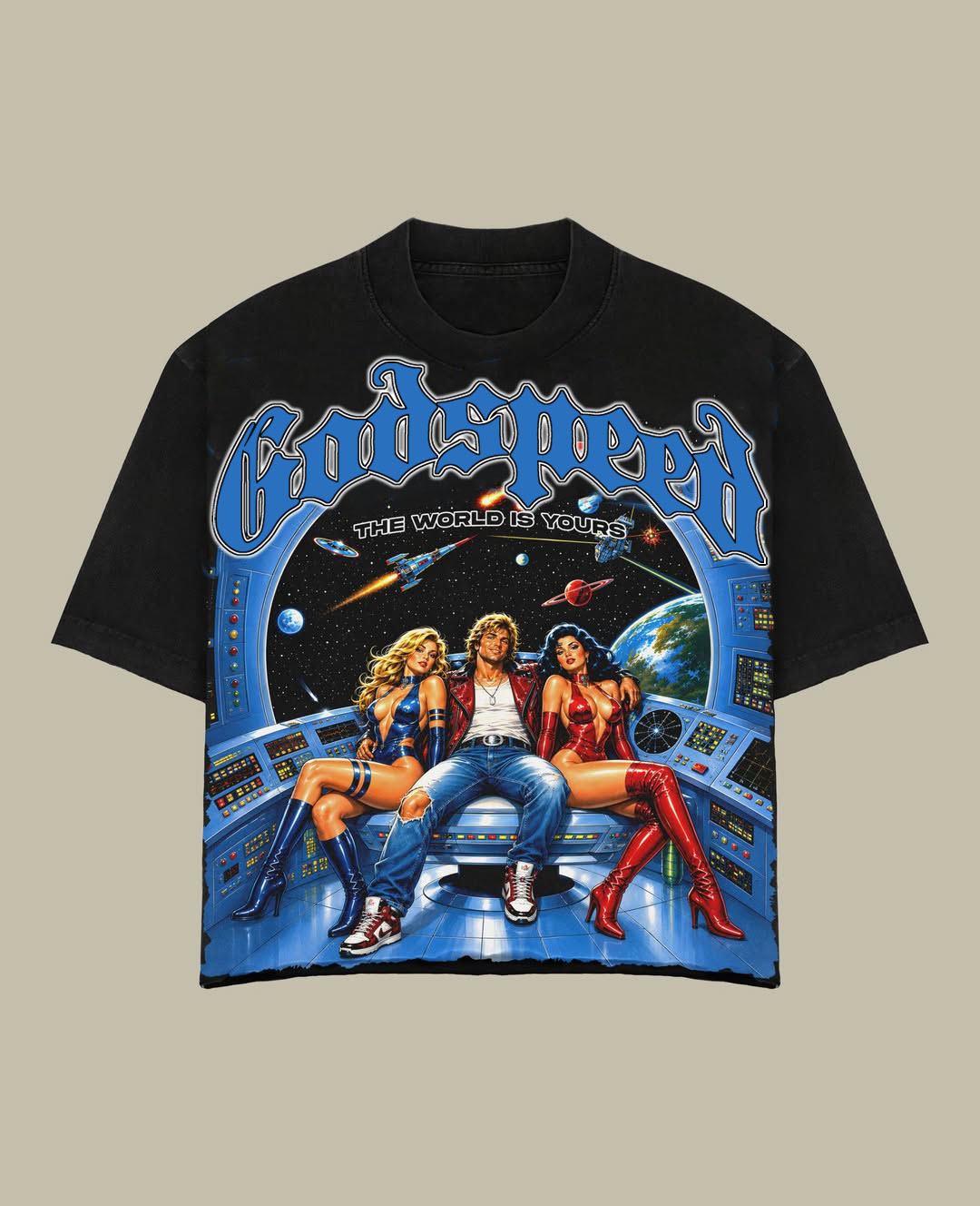 Godspeed Classic 100%Cotton Tee T-Shirt Unisex