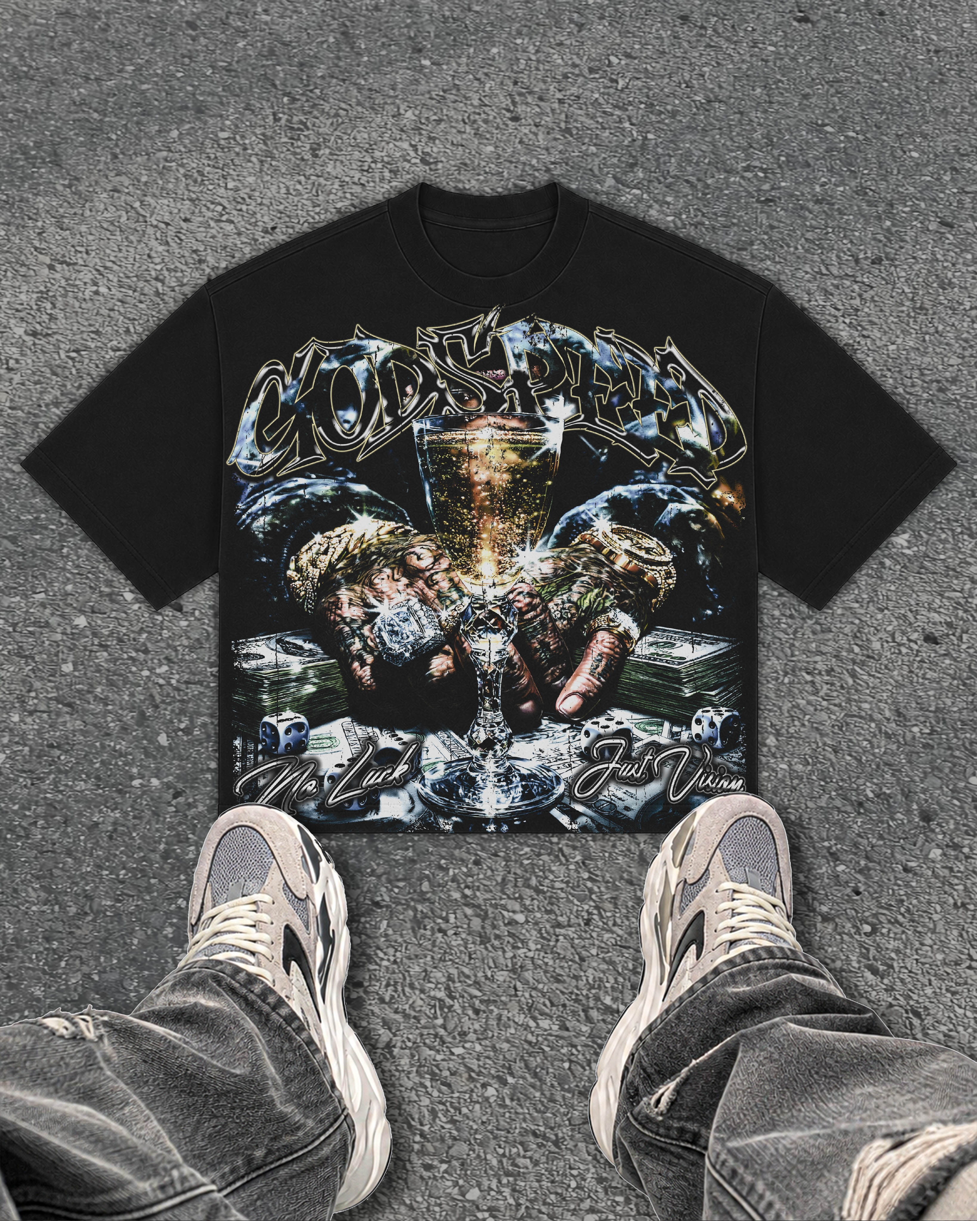 Godspeed Classic 100%Cotton Tee T-Shirt Unisex