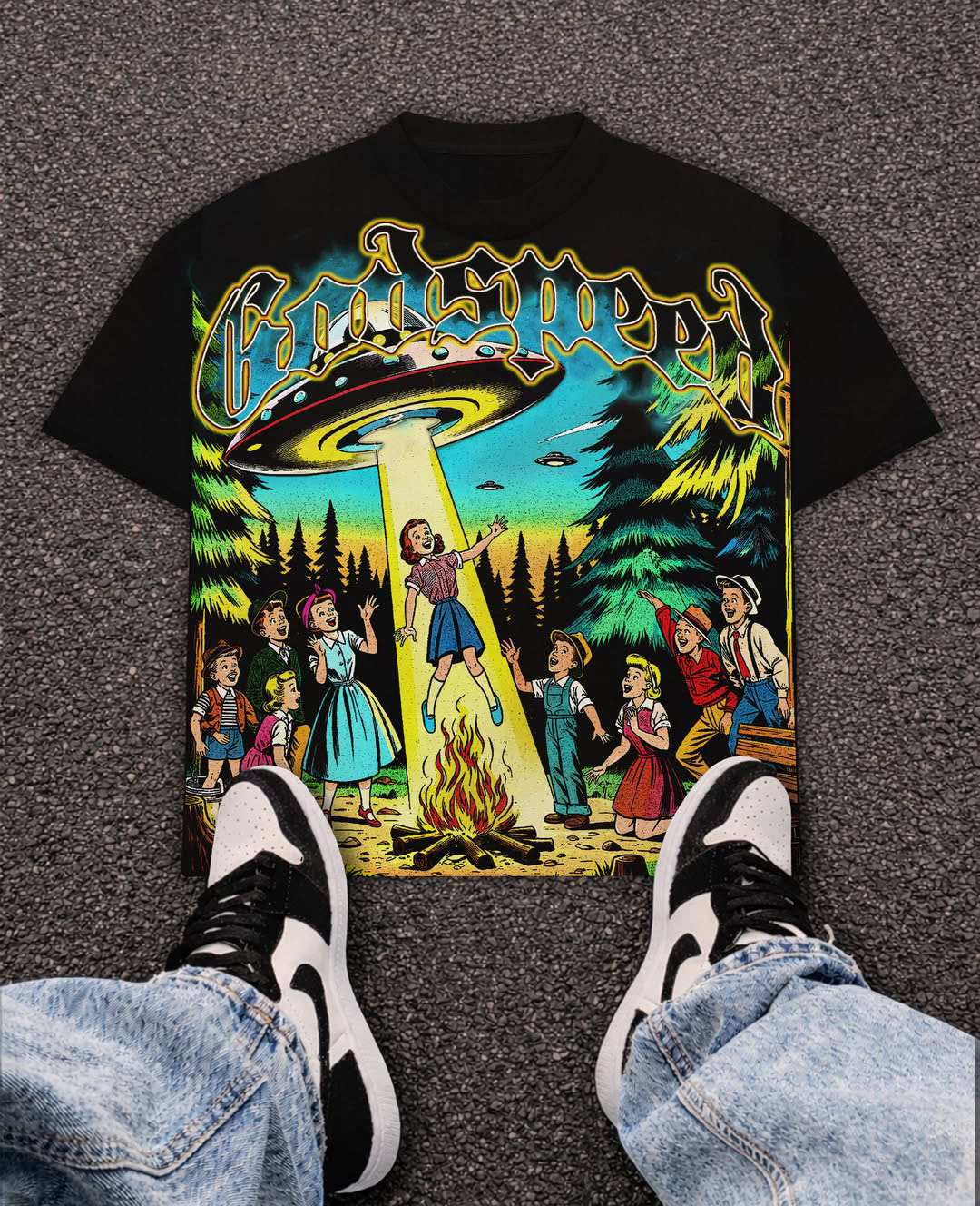 Godspeed Classic 100%Cotton Tee T-Shirt Unisex