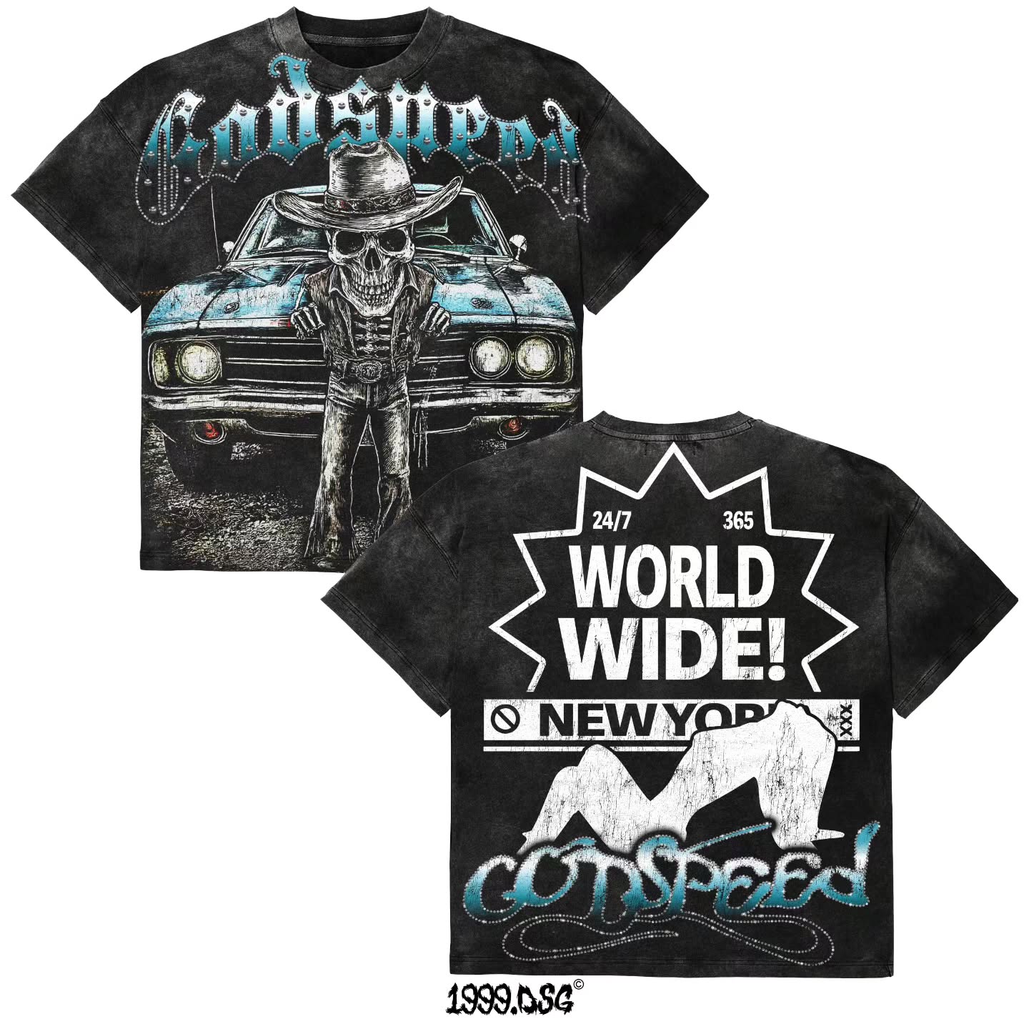 Godspeed Classic 100%Cotton Tee T-Shirt Unisex