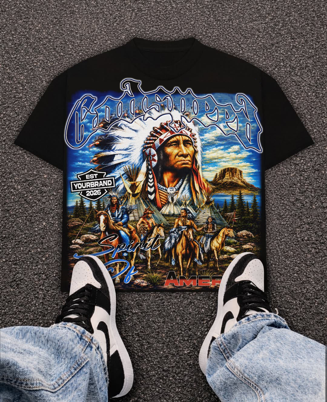 Godspeed Classic 100%Cotton Tee T-Shirt Unisex