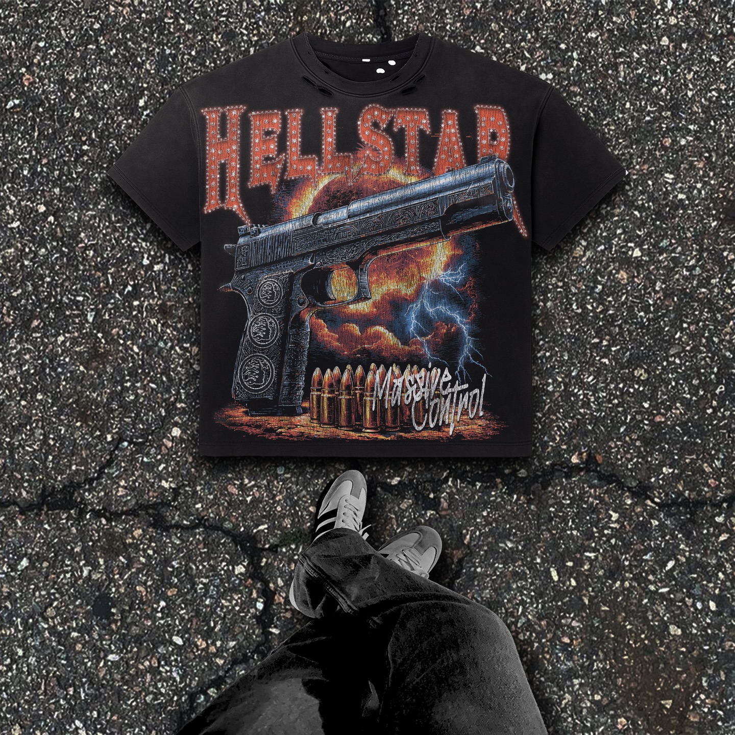 Hellstar Classic 100%Cotton Tee T-Shirt Unisex