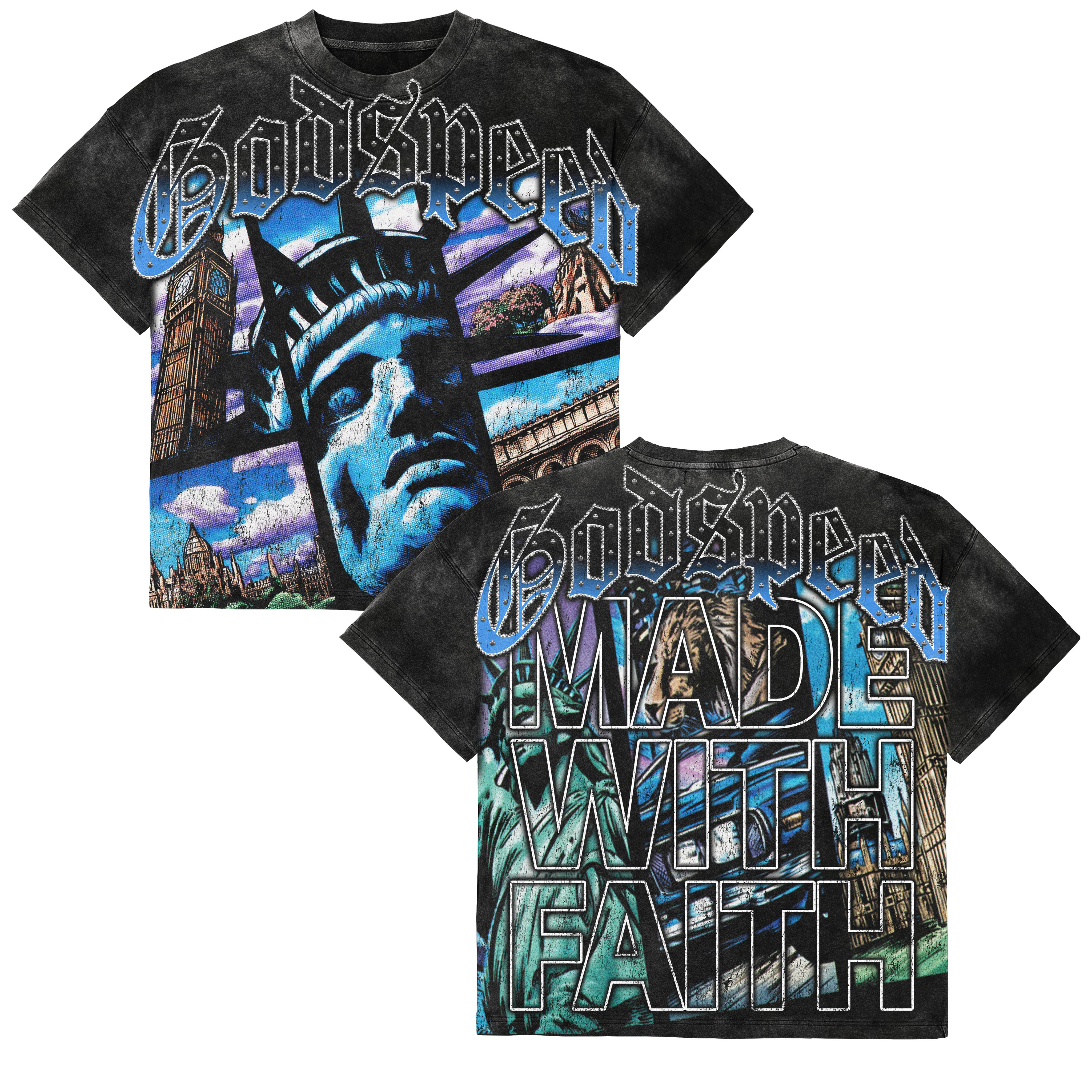 Godspeed Classic 100%Cotton Tee T-Shirt Unisex