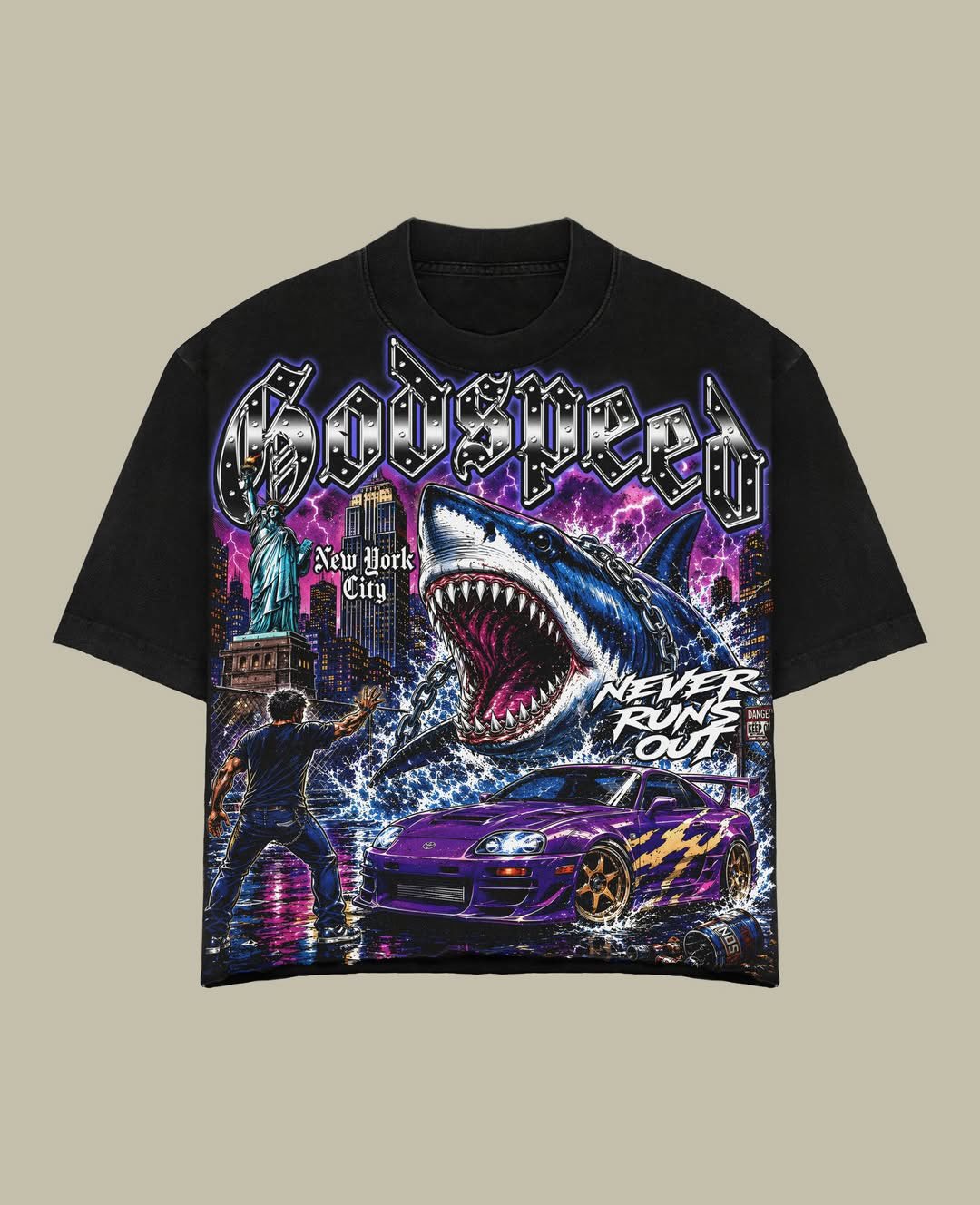 Godspeed Classic 100%Cotton Tee T-Shirt Unisex