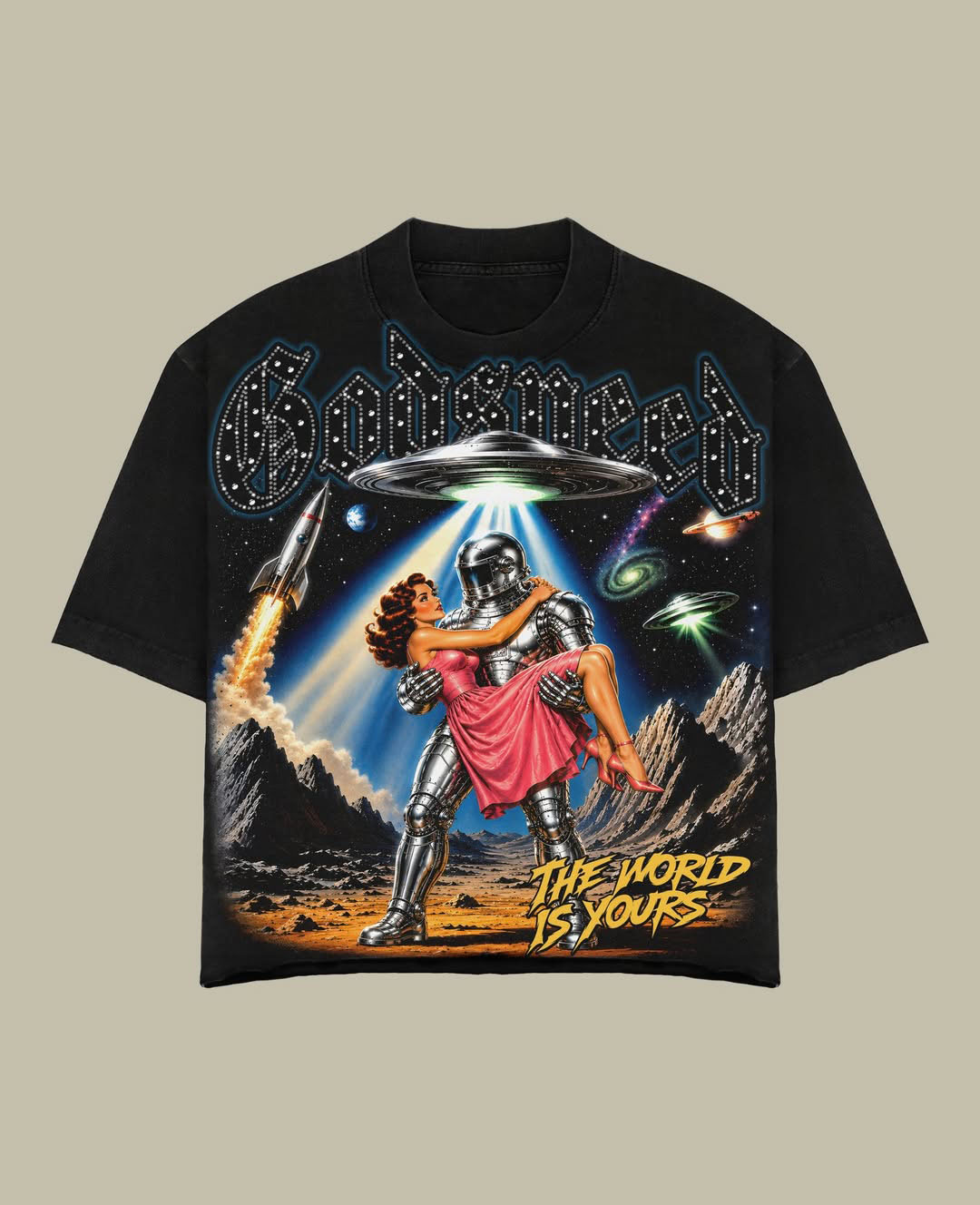 Godspeed Classic 100%Cotton Tee T-Shirt Unisex