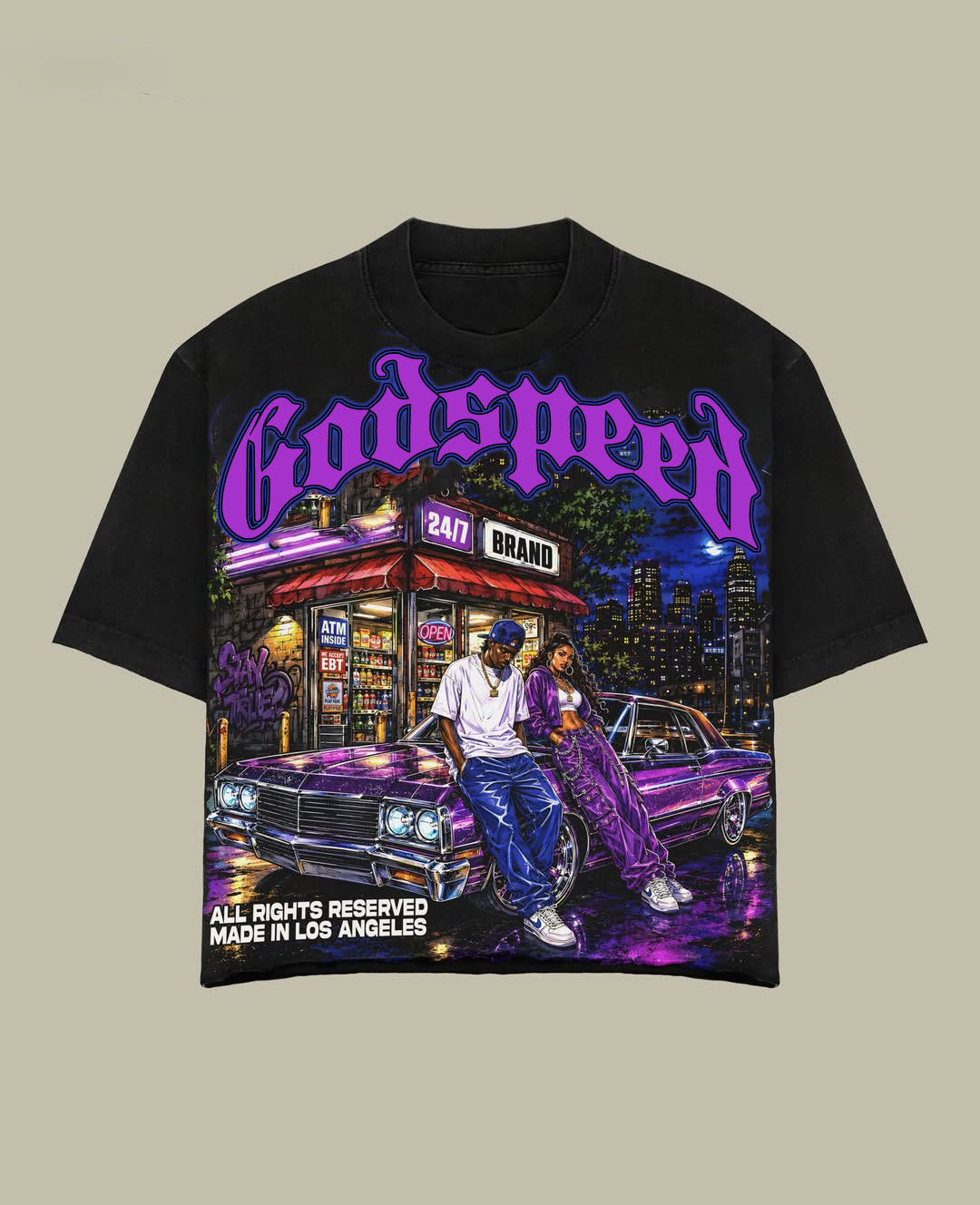 Godspeed Classic 100%Cotton Tee T-Shirt Unisex