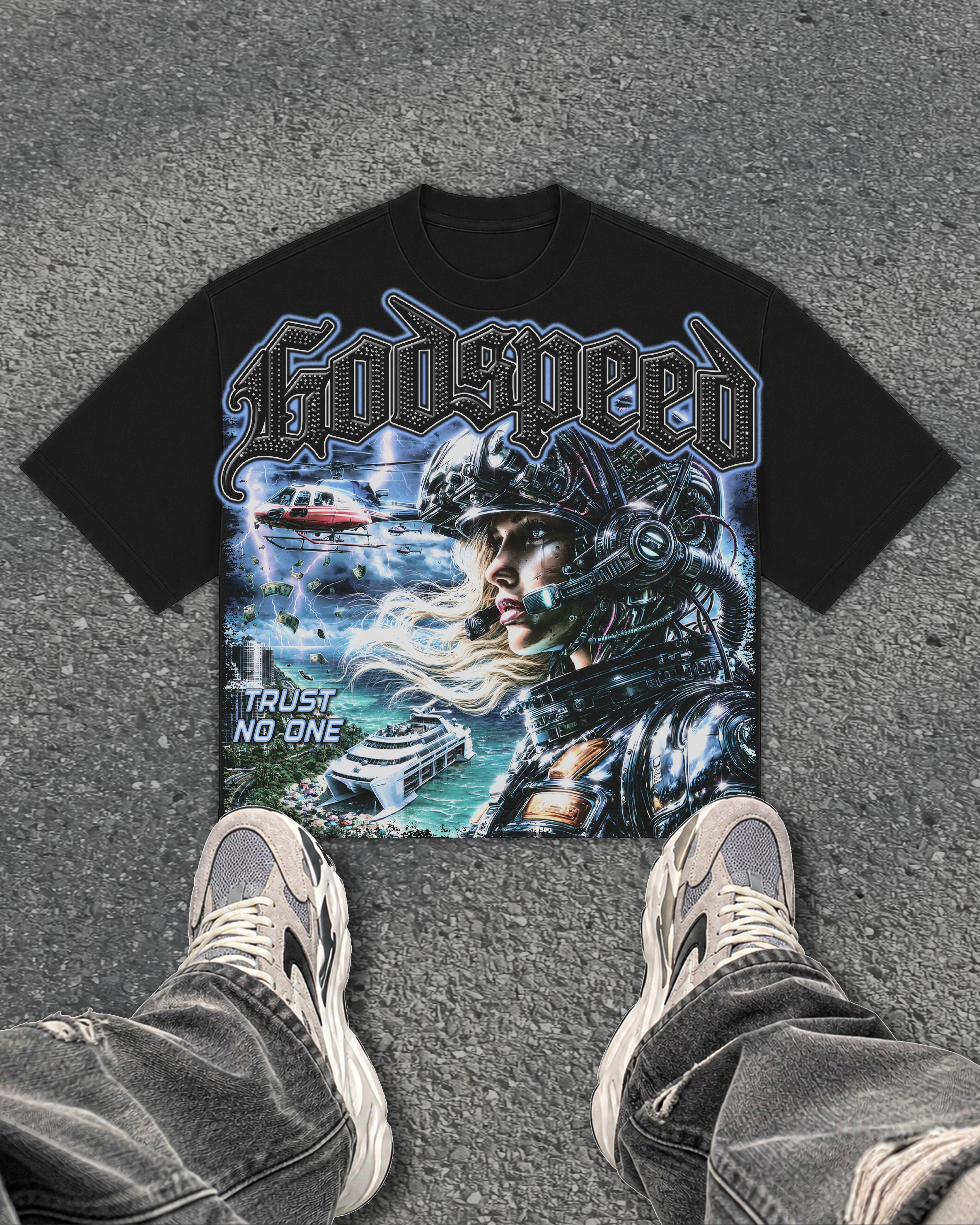Godspeed Classic 100%Cotton Tee T-Shirt Unisex