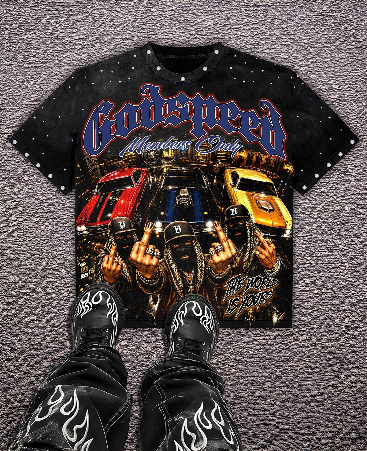 Godspeed Classic 100%Cotton Tee T-Shirt Unisex