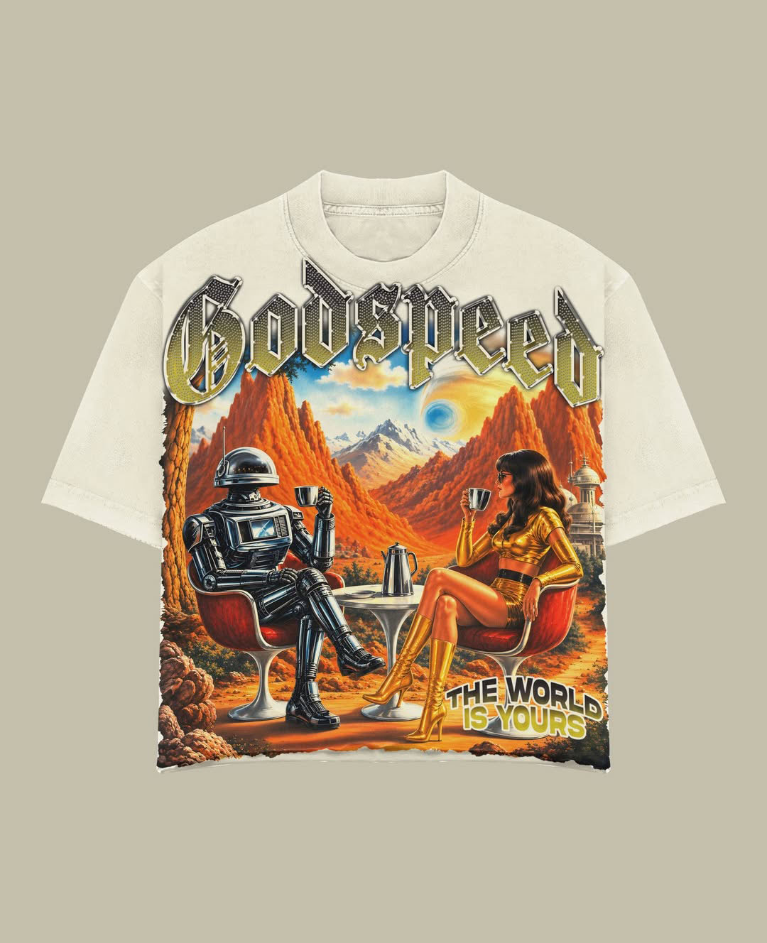 Godspeed Classic 100%Cotton Tee T-Shirt Unisex