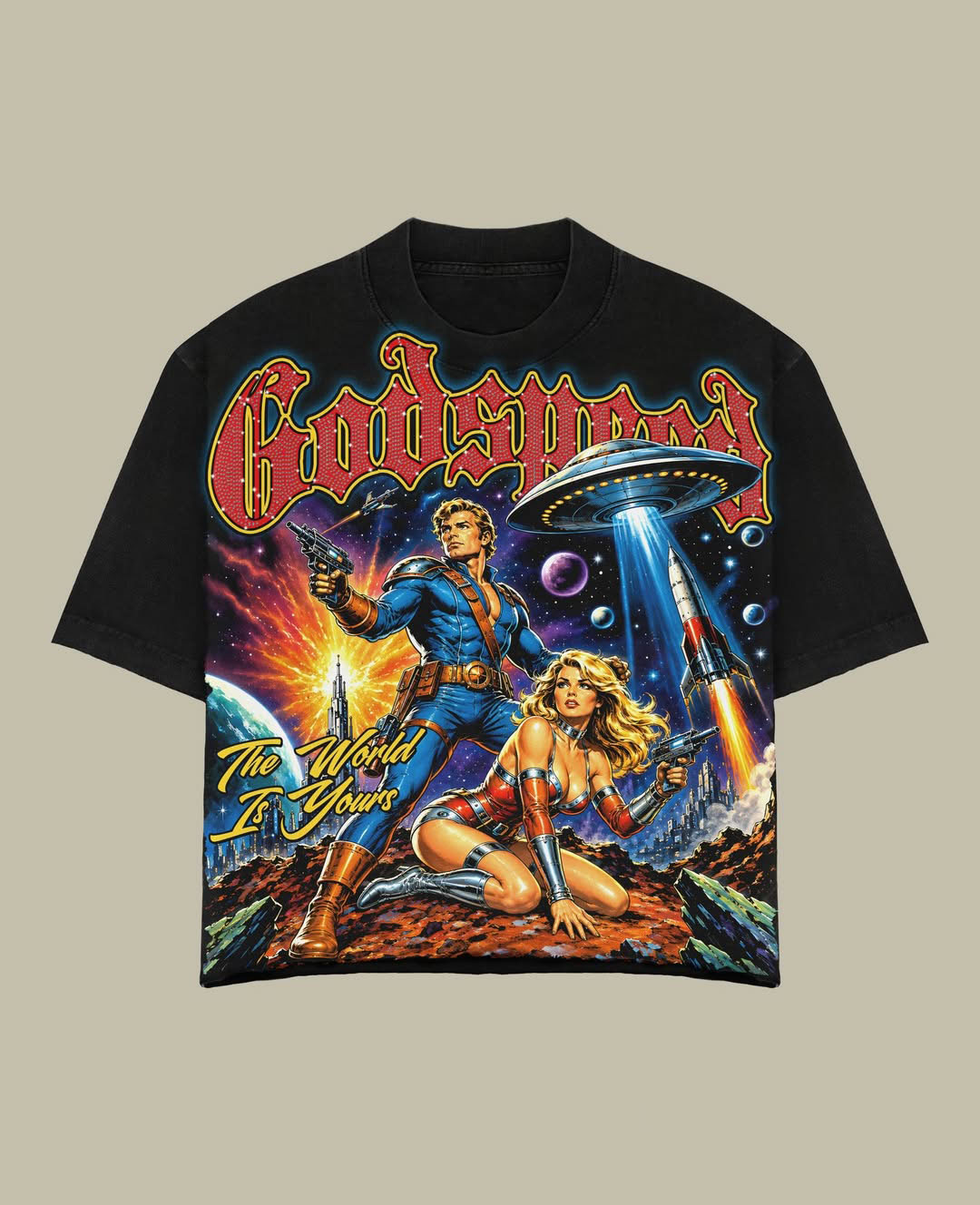 Godspeed Classic 100%Cotton Tee T-Shirt Unisex