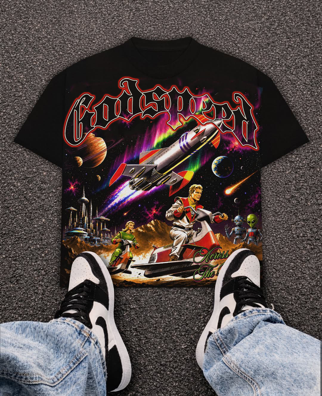 Godspeed Classic 100%Cotton Tee T-Shirt Unisex