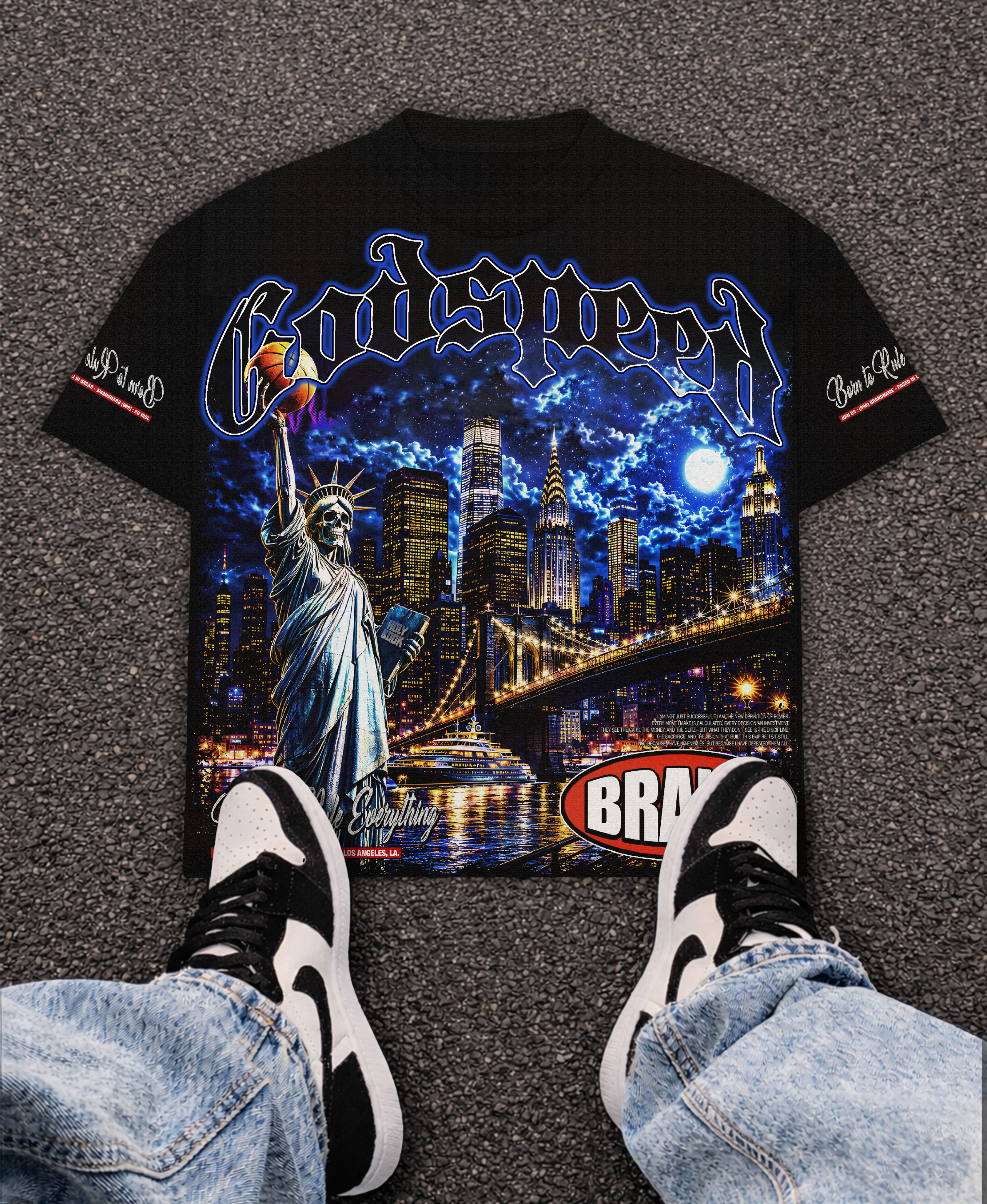 Godspeed Classic 100%Cotton Tee T-Shirt Unisex