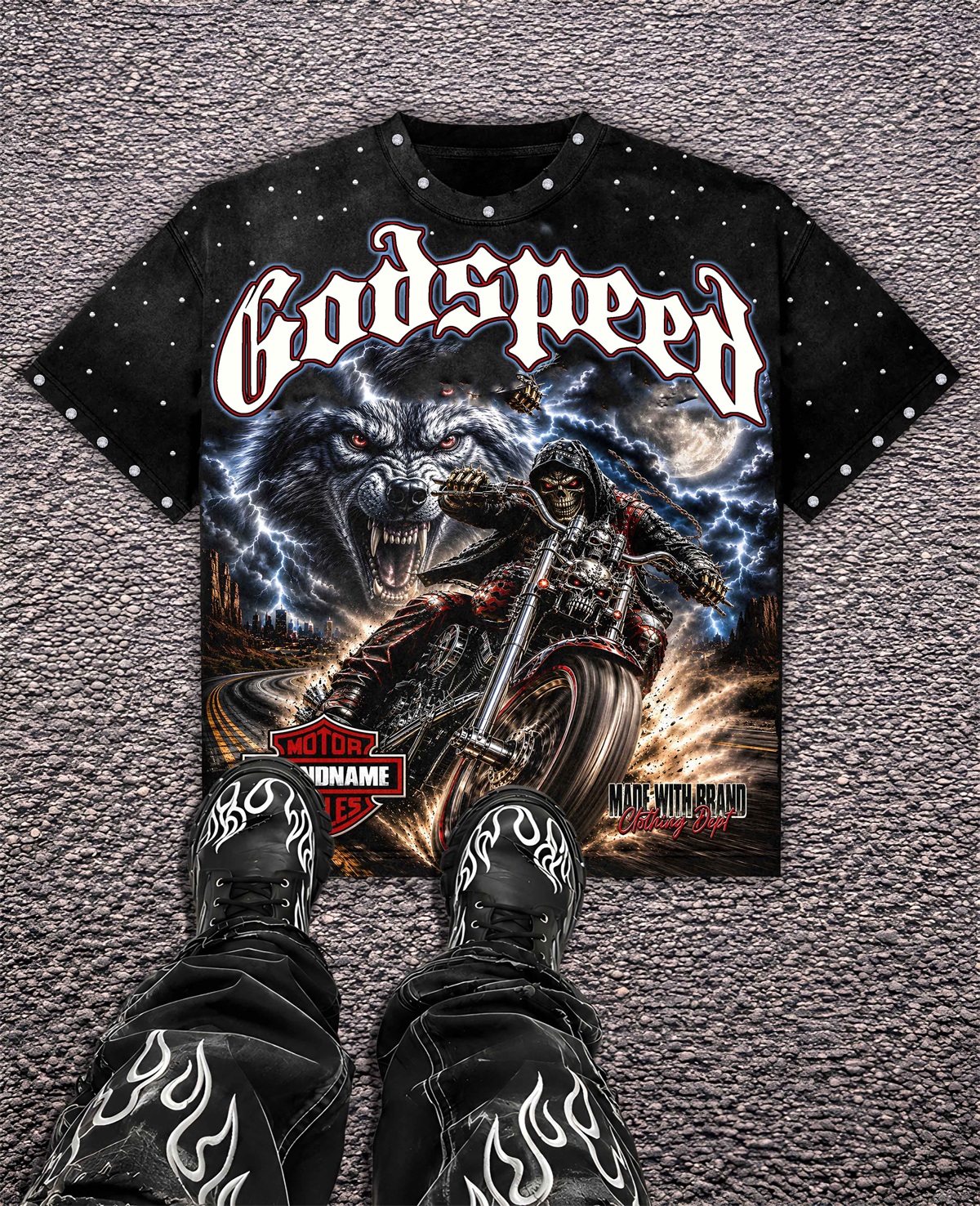 Godspeed Classic 100%Cotton Tee T-Shirt Unisex