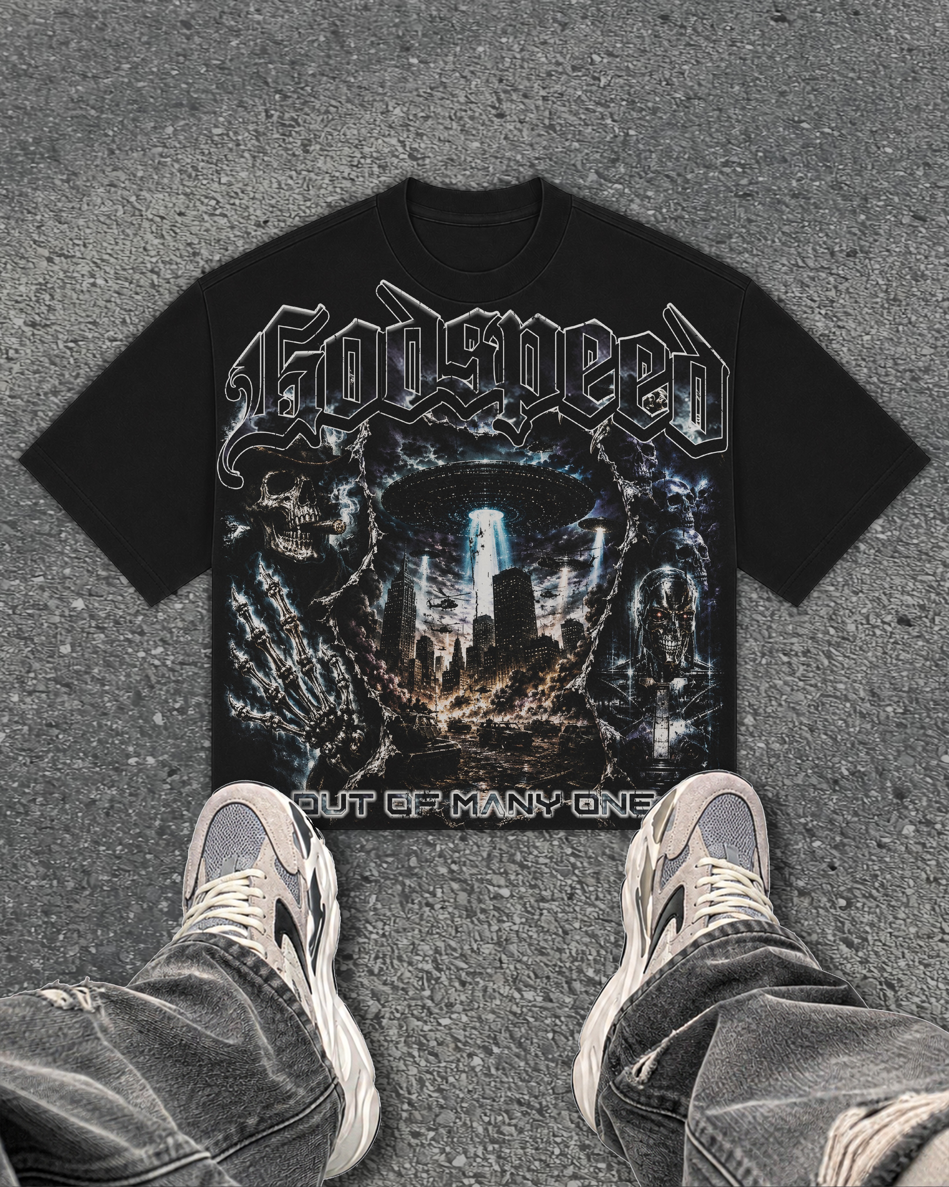Godspeed Classic 100%Cotton Tee T-Shirt Unisex